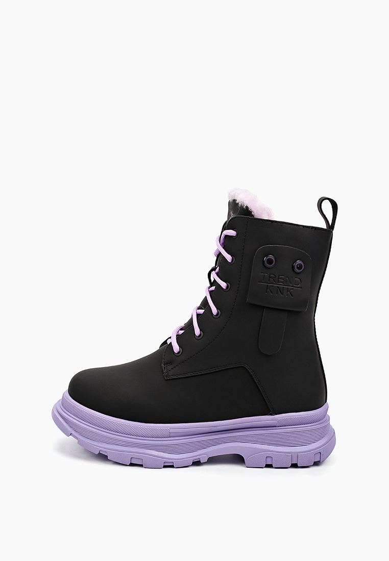 Ботинки для девочек KENKA TDU_86116-3_black-violet