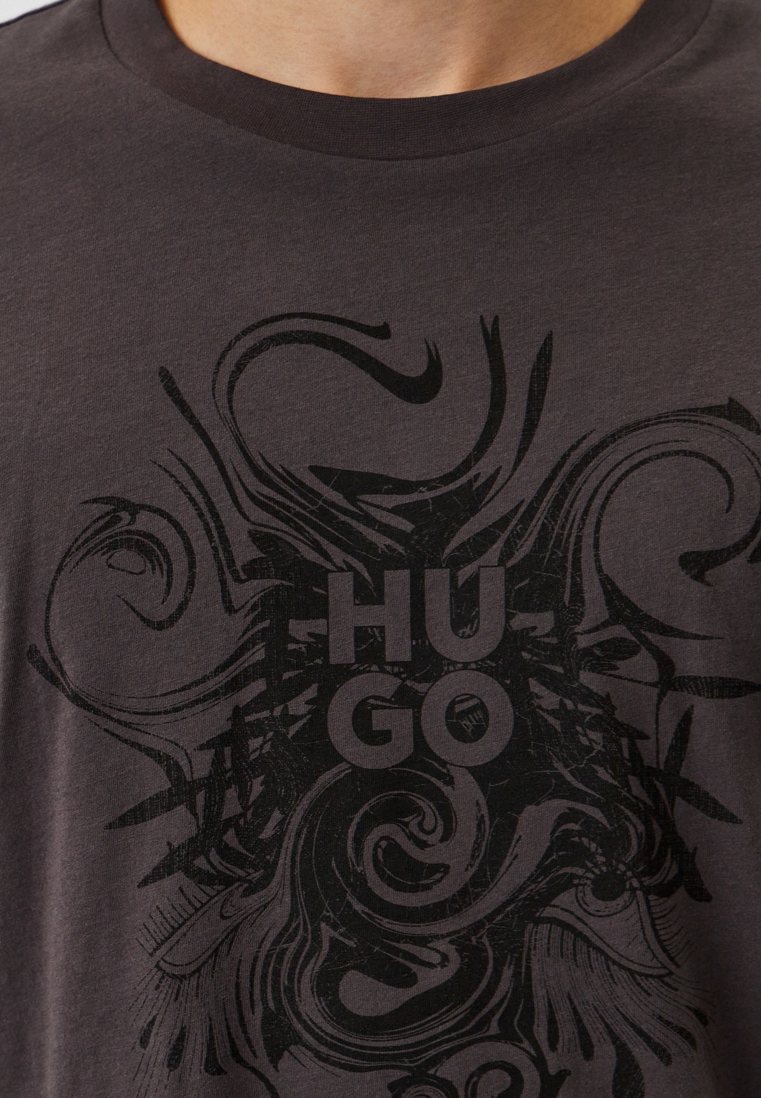 Мужская футболка Hugo (Хуго) 50498504: изображение 4