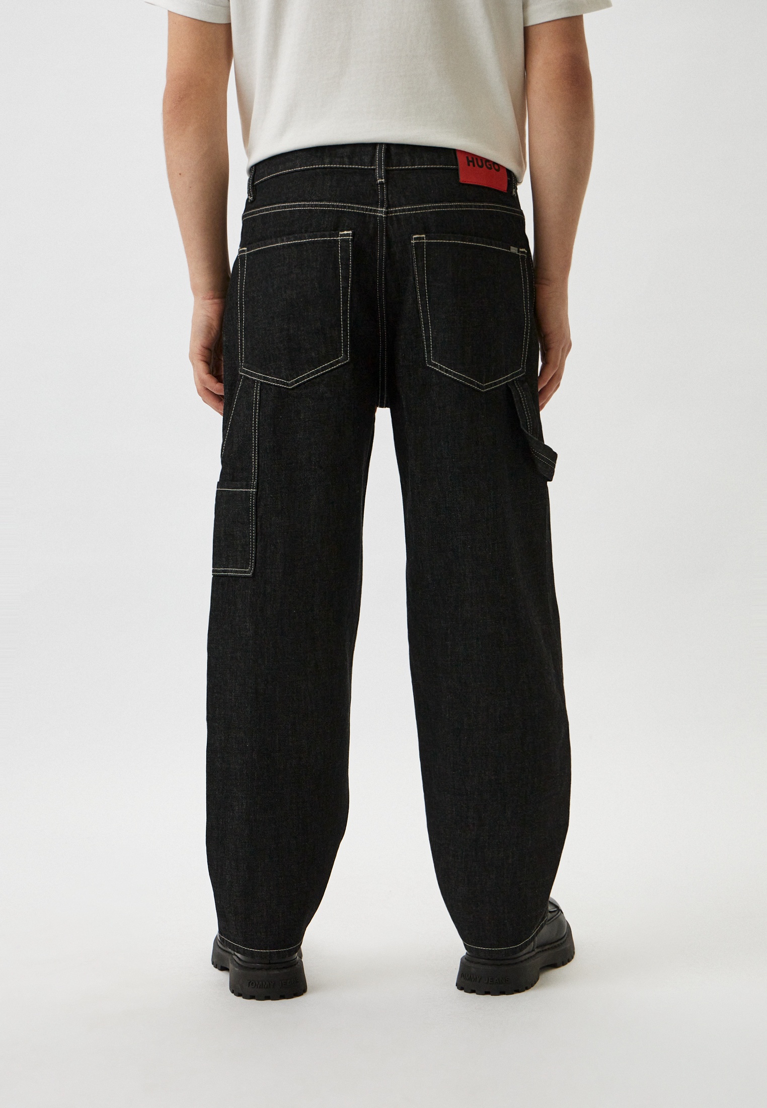 Мужские прямые джинсы Hugo (Хуго) 50500918: изображение 3