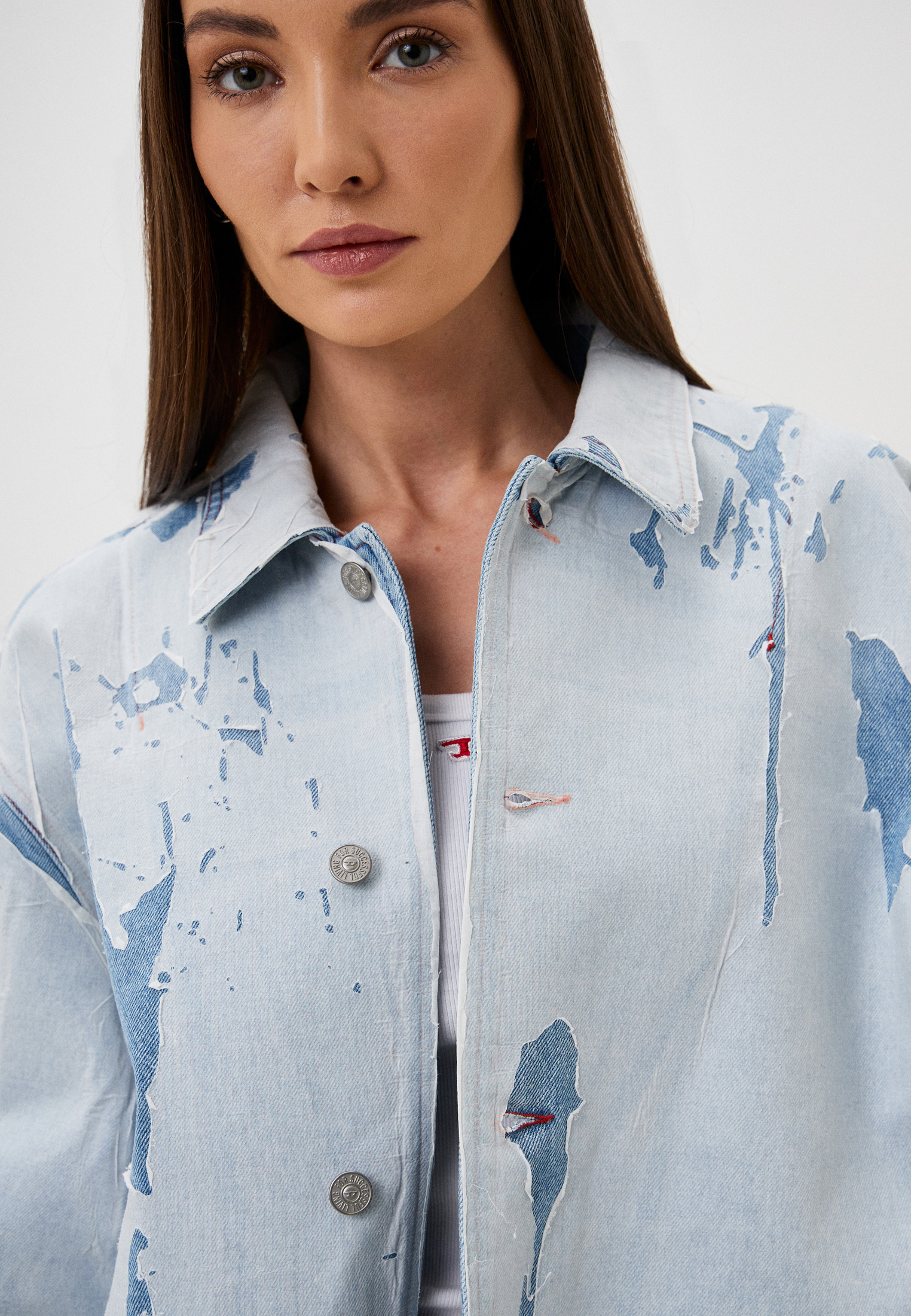 Джинсовая куртка Diesel (Дизель) A06034007B6: изображение 5