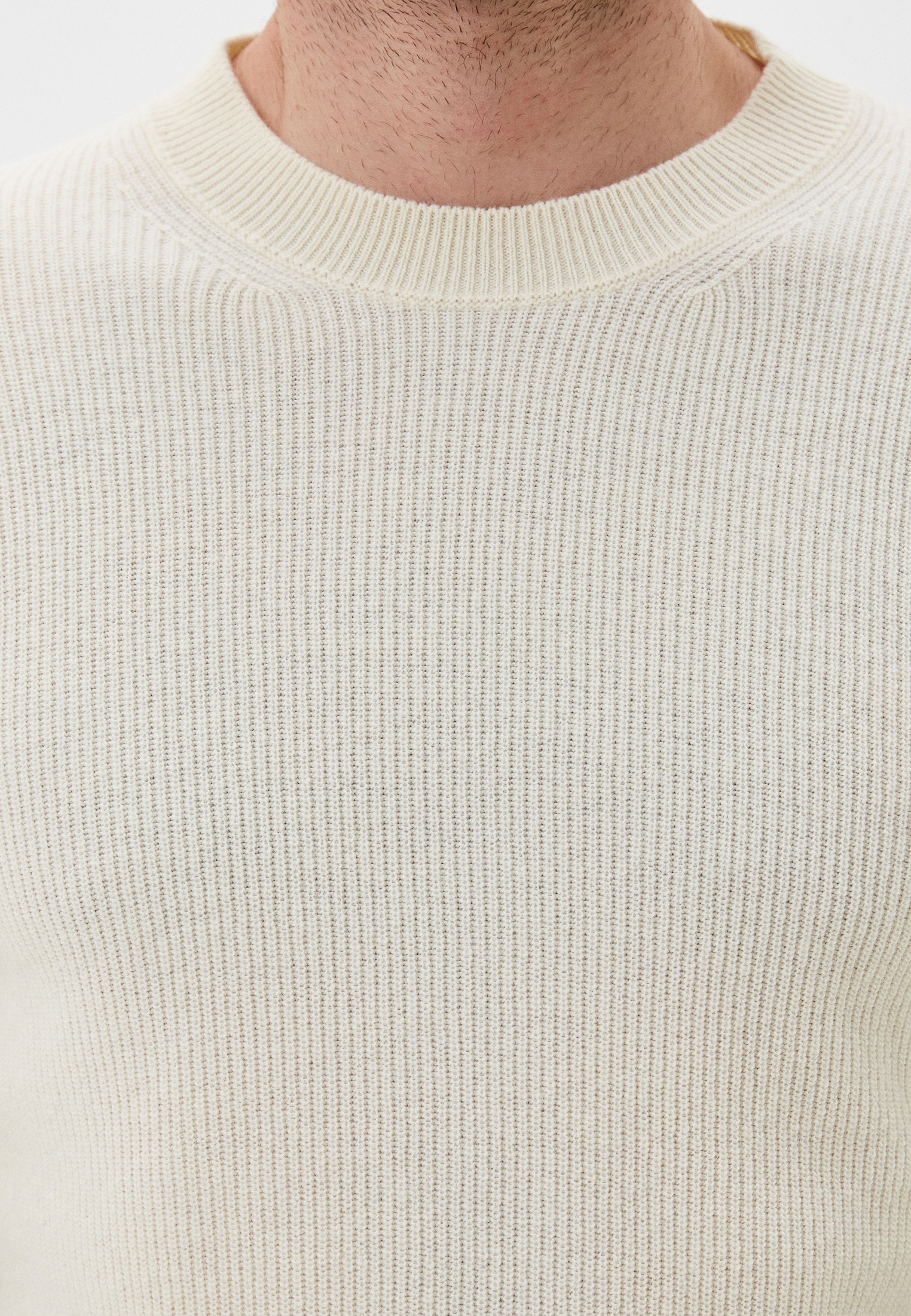 Джемпер мужской Sisley (Сислей) 1044S100X цвет бежевый купить за 4995 руб.