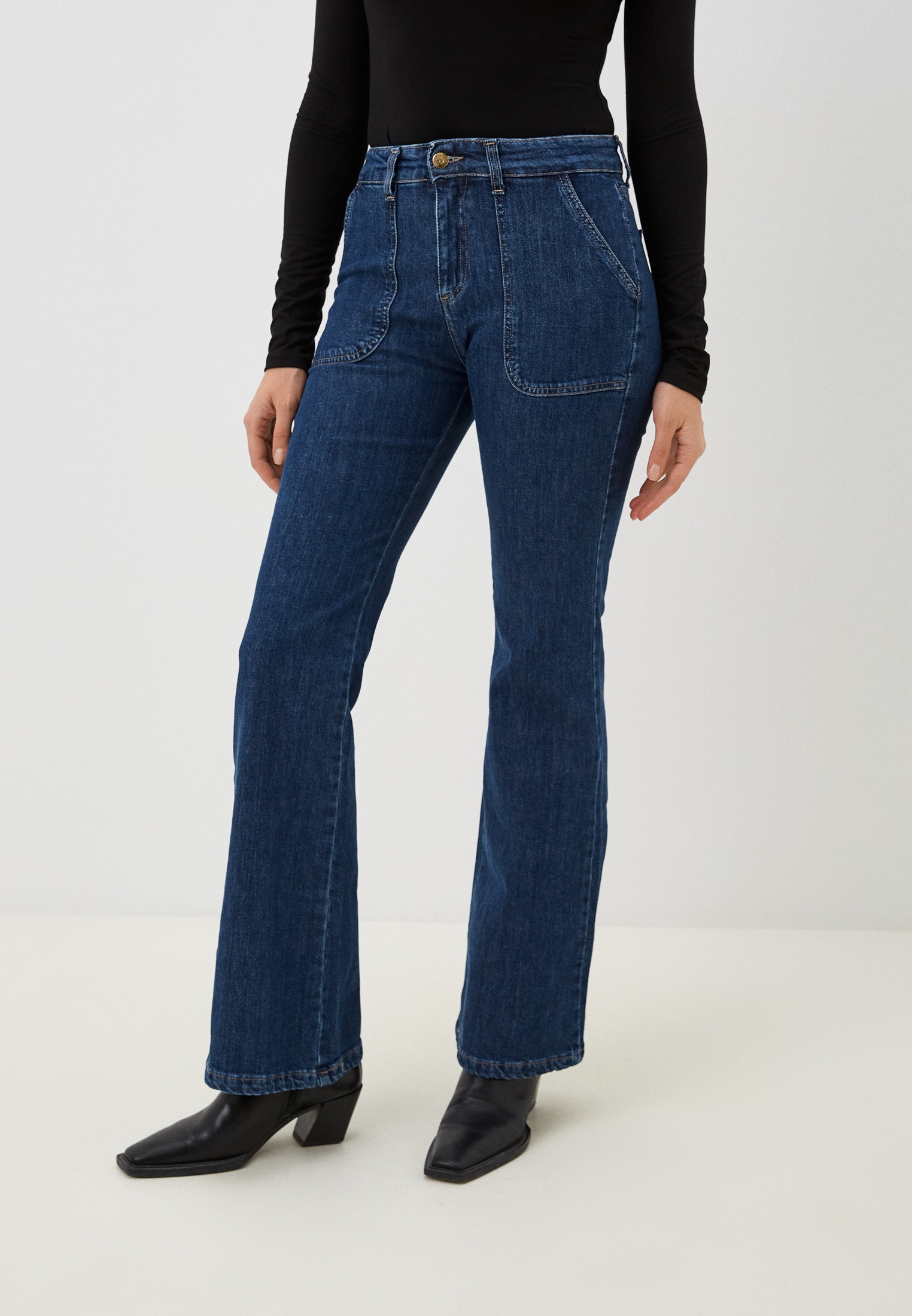 Широкие и расклешенные джинсы Rinascimento CFC0115465003