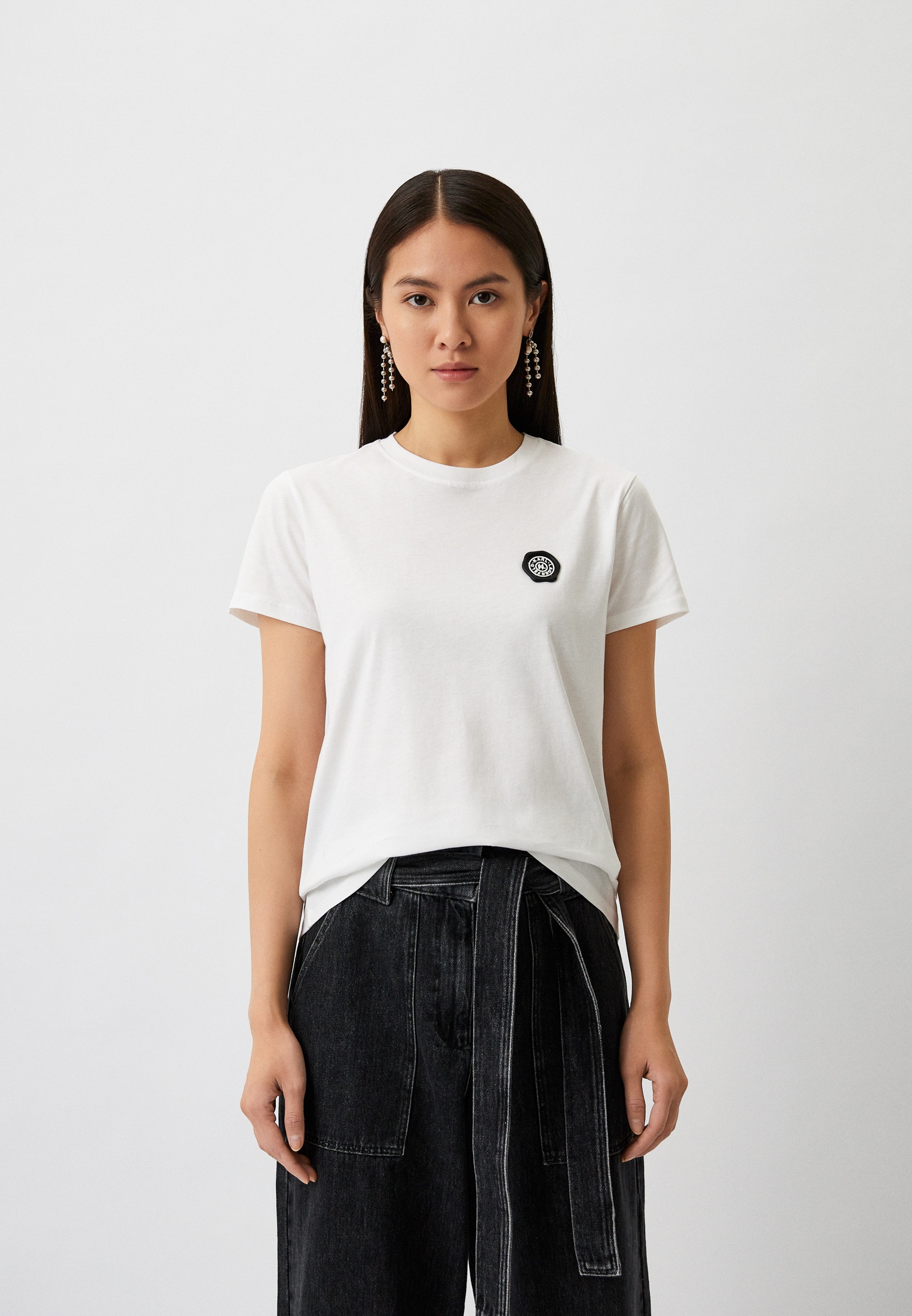 Футболка с коротким рукавом женский Karl Lagerfeld 236W1704 купить за ...