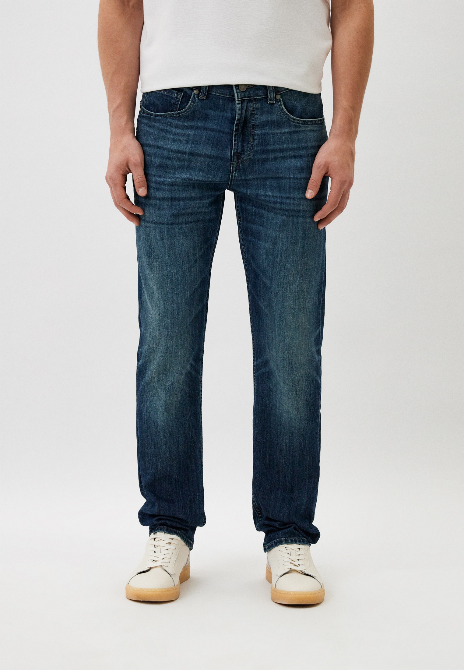 Мужские прямые джинсы 7 For All Mankind (7 Фо Олл Мэнкайнд) JSMS83L0FH: изображение 1