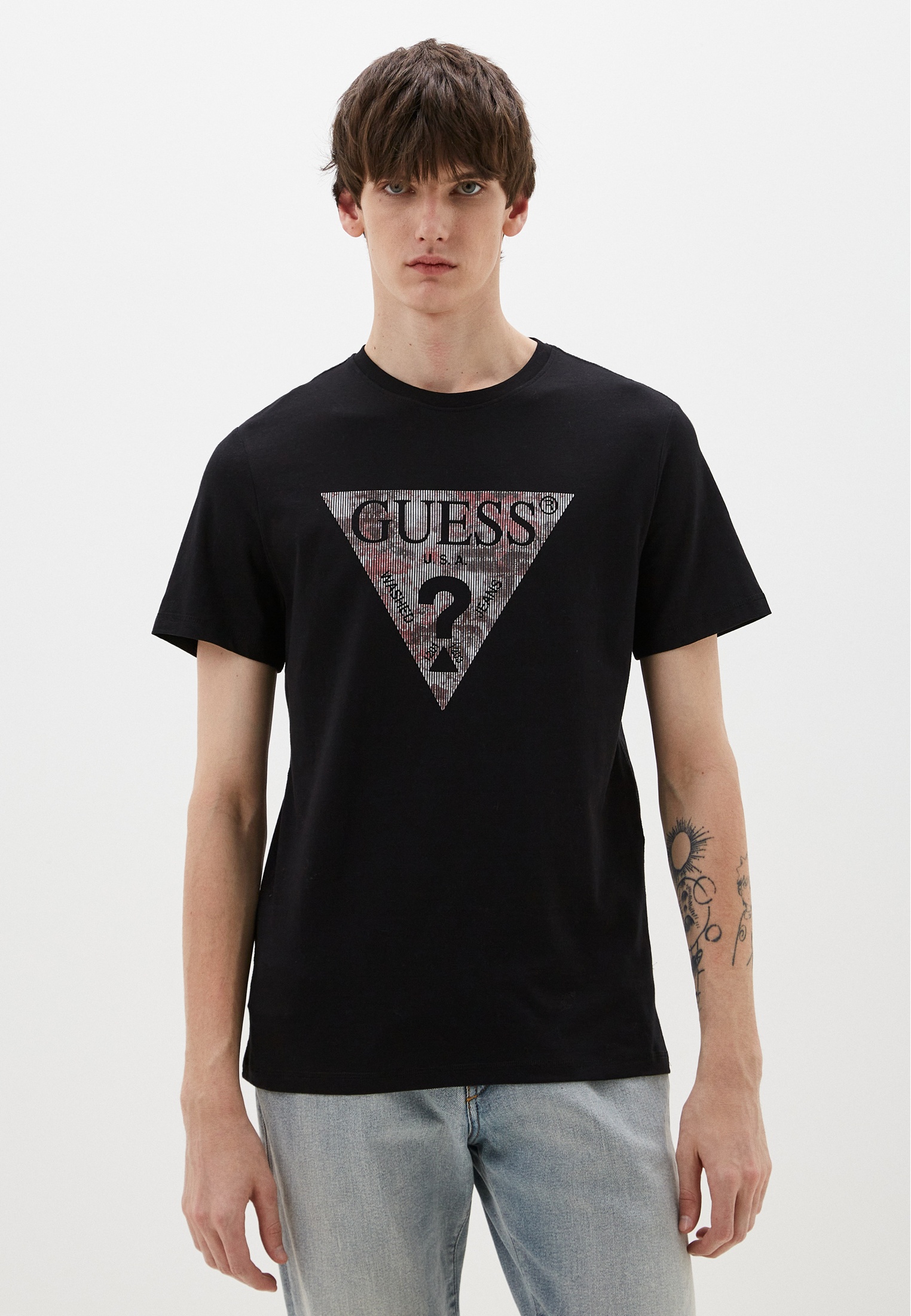 Футболка с коротким рукавом Guess (Гесс) M4RI29J1314