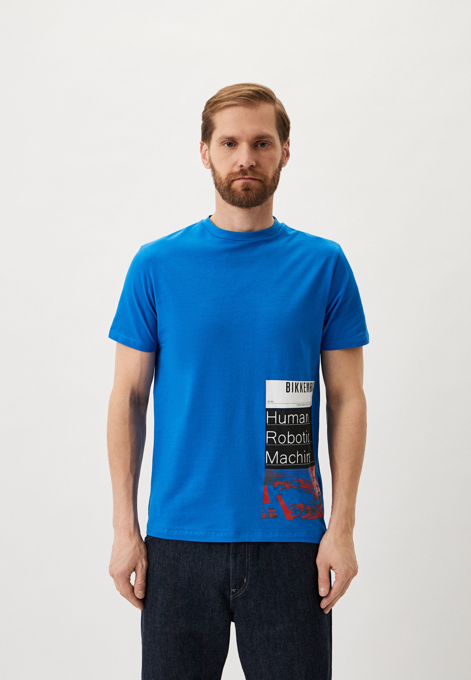 Мужская футболка Bikkembergs (Биккембергс) PBMT0013K0002: изображение 1