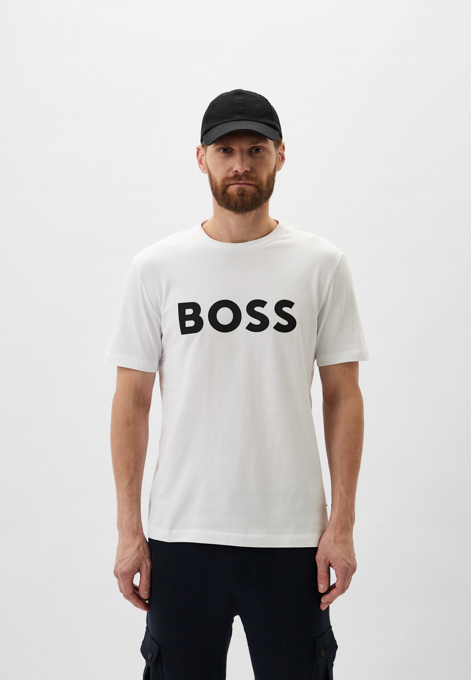 Мужская футболка Boss (Босс) 50495742: изображение 1