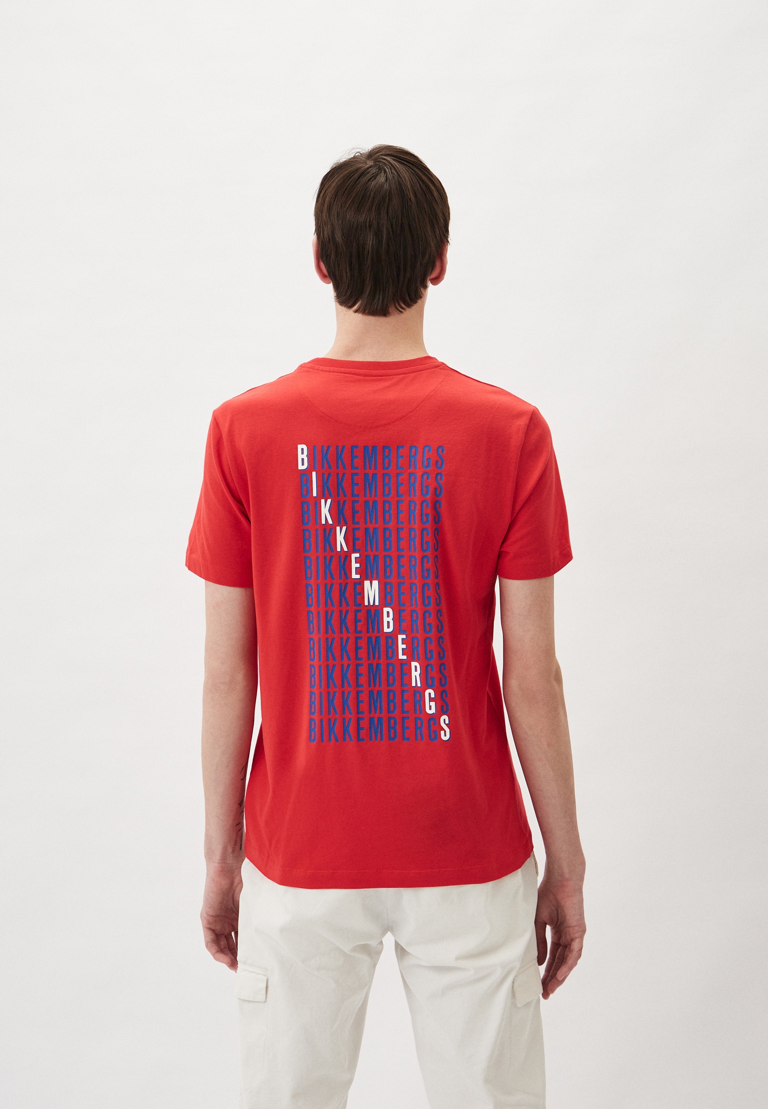 Мужская футболка Bikkembergs (Биккембергс) C41011OE2359: изображение 3