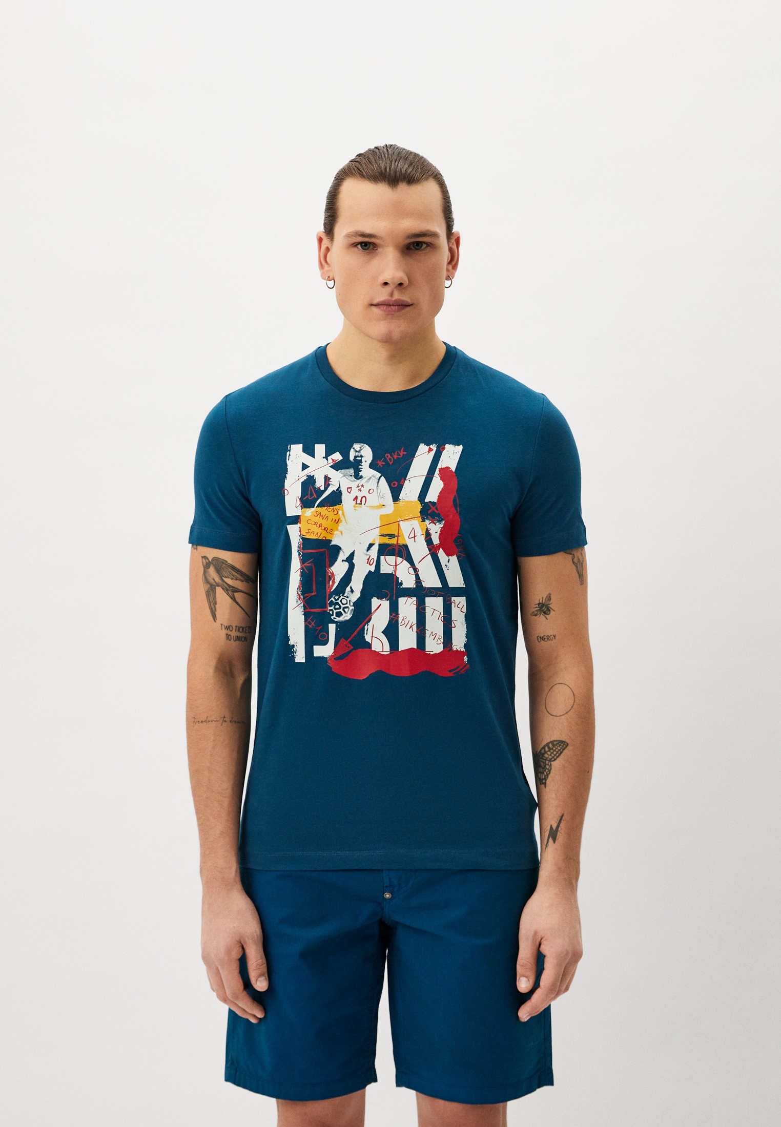 Мужская футболка Bikkembergs (Биккембергс) C41012RE1811: изображение 1