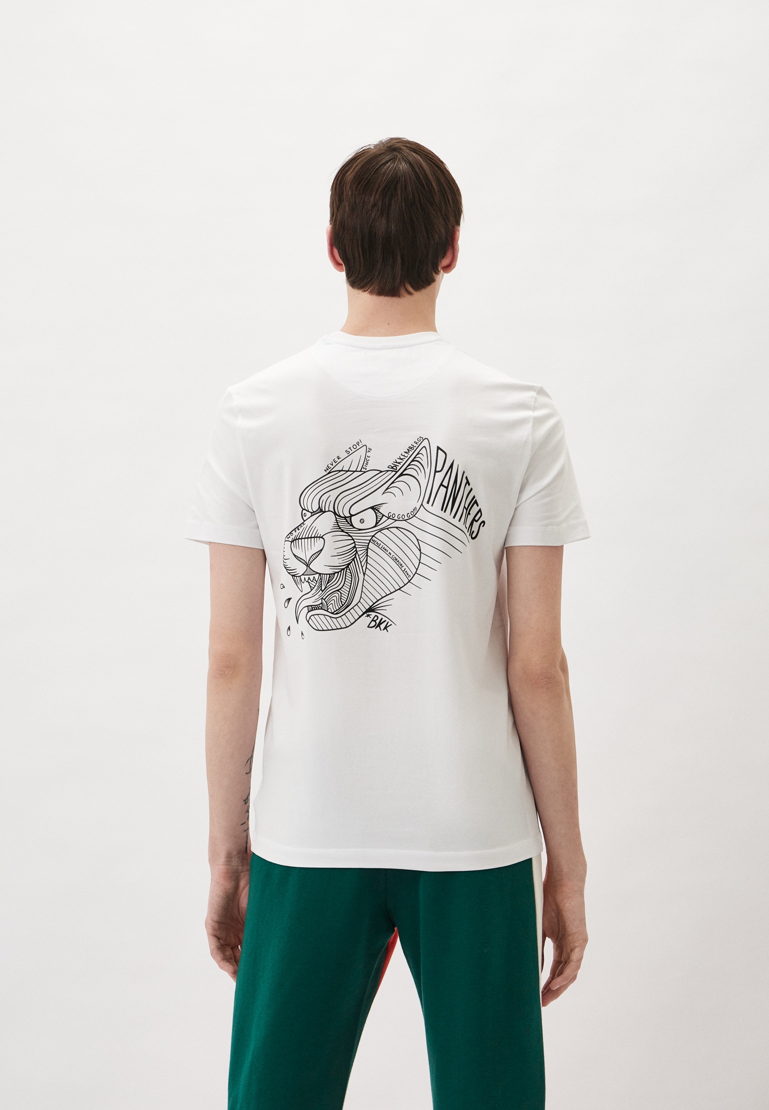 Мужская футболка Bikkembergs (Биккембергс) C41013EE1811: изображение 3