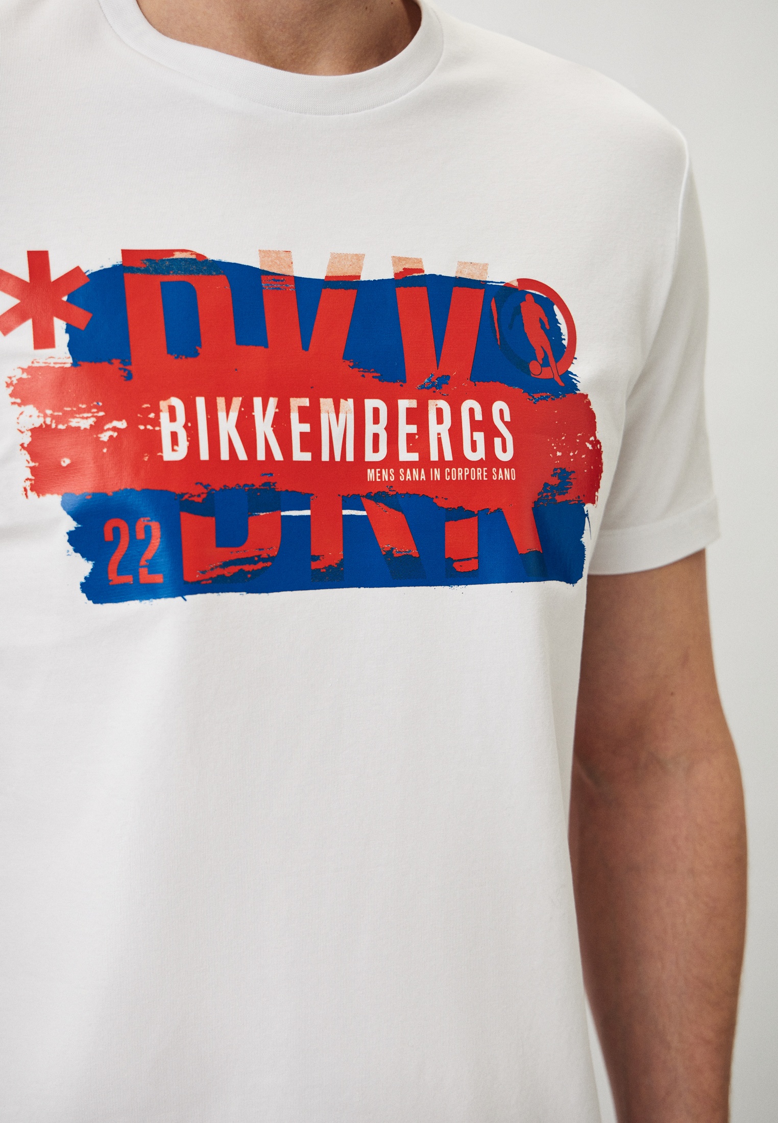 Мужская футболка Bikkembergs (Биккембергс) C41013GE1811: изображение 4