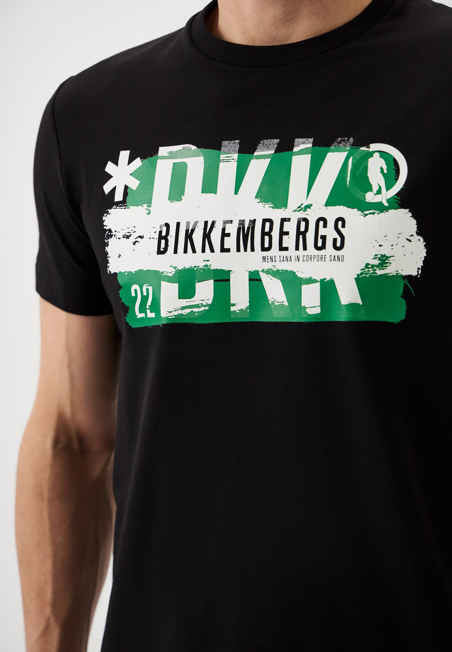 Мужская футболка Bikkembergs (Биккембергс) C41013GE1811: изображение 4