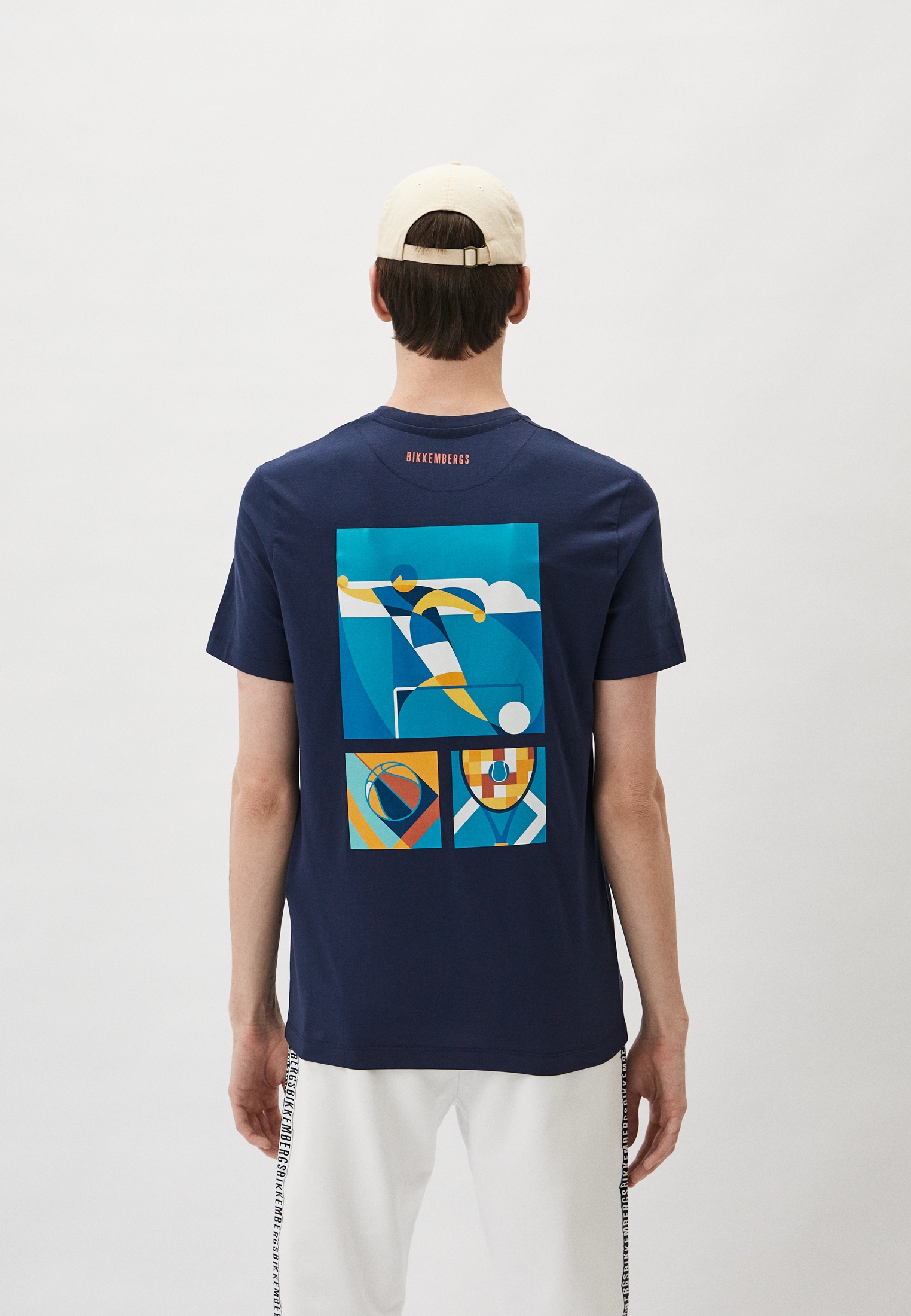 Мужская футболка Bikkembergs (Биккембергс) C410162E1811: изображение 3