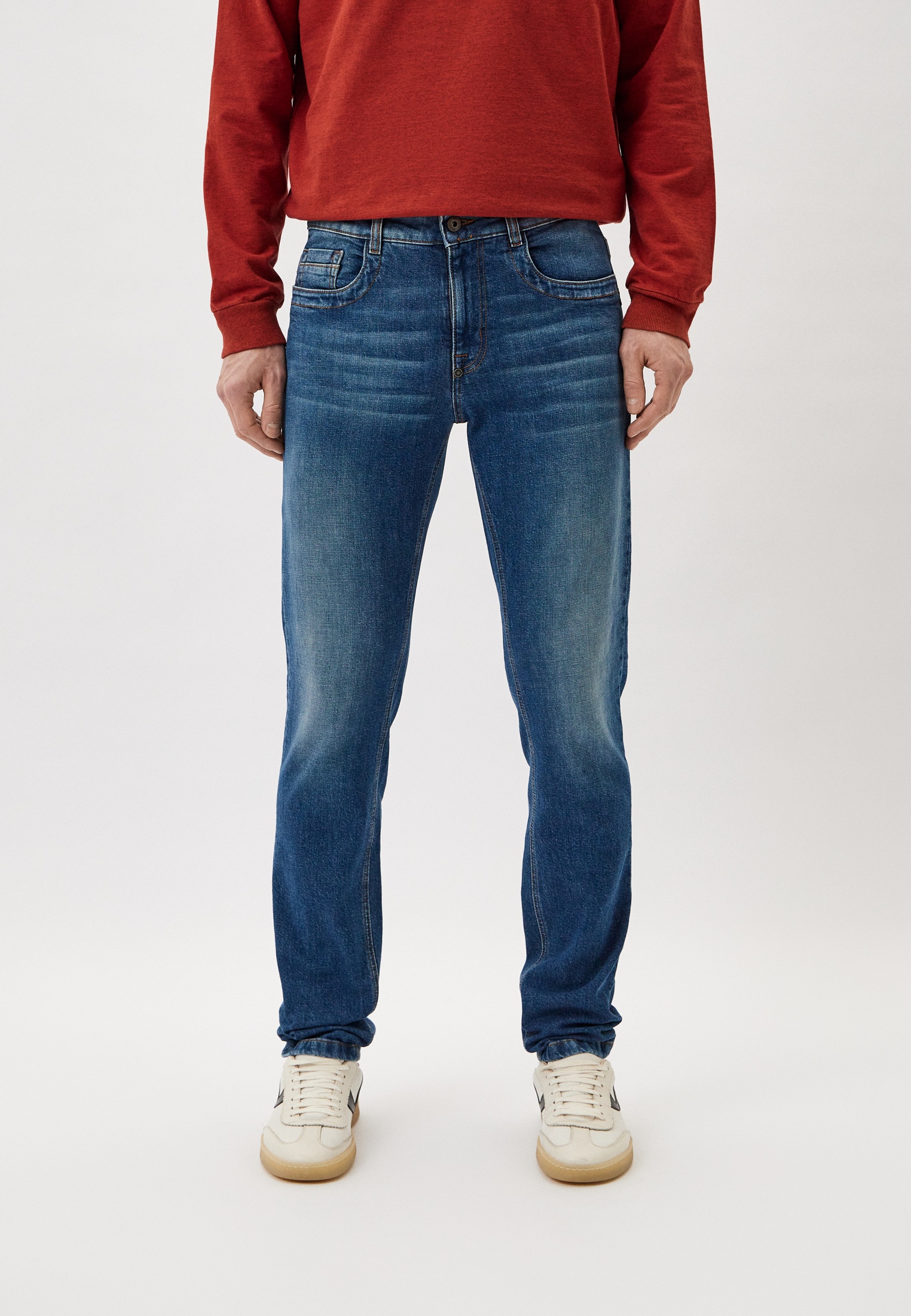 Мужские зауженные джинсы Bikkembergs (Биккембергс) CQ1011XS3976: изображение 1