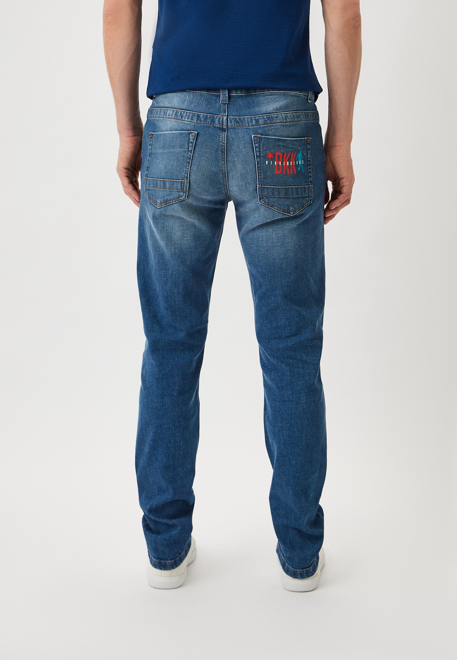 Мужские зауженные джинсы Bikkembergs (Биккембергс) CQ1011XS3976: изображение 7