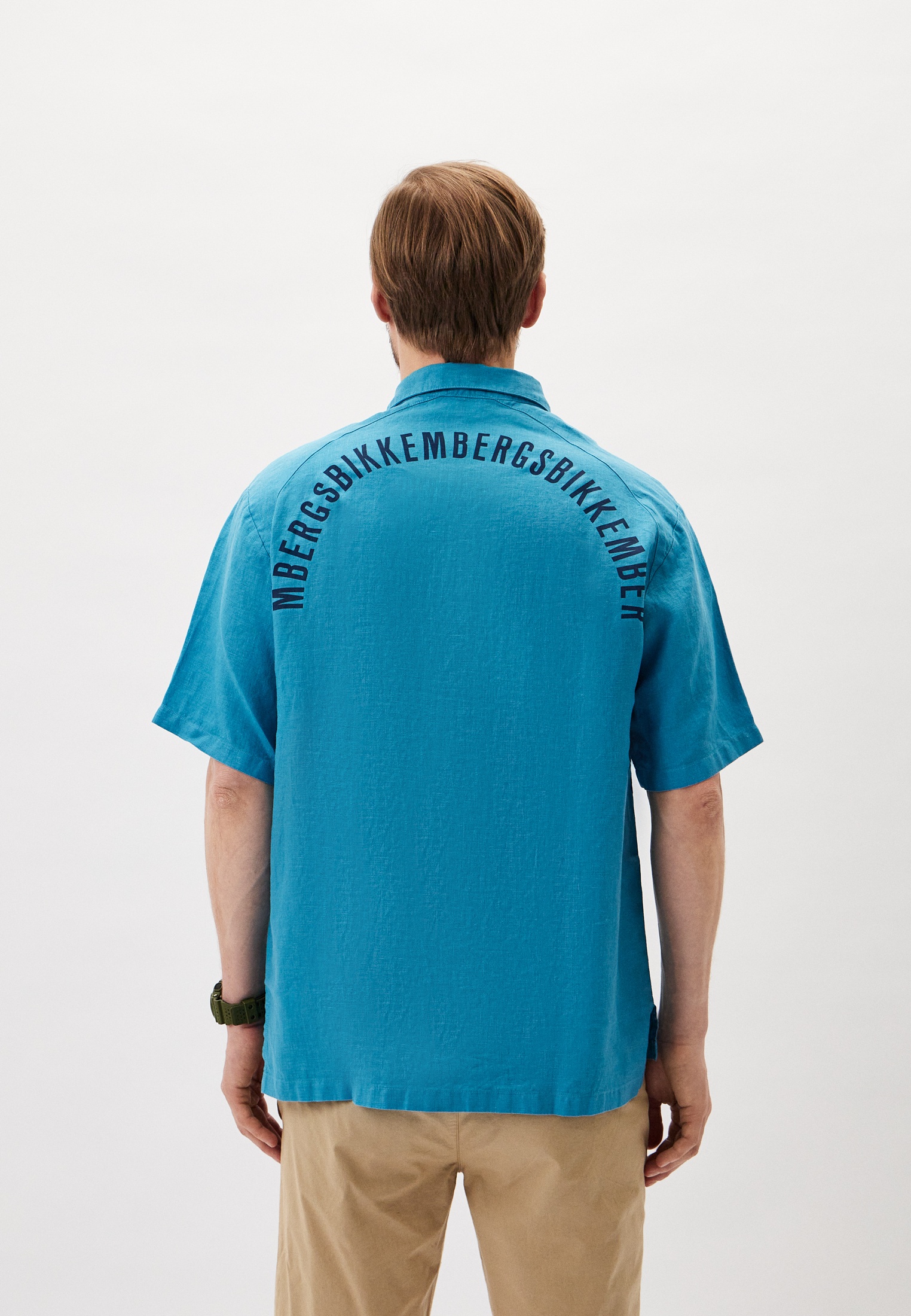 Рубашка с коротким рукавом Bikkembergs (Биккембергс) CC13601T349A: изображение 3