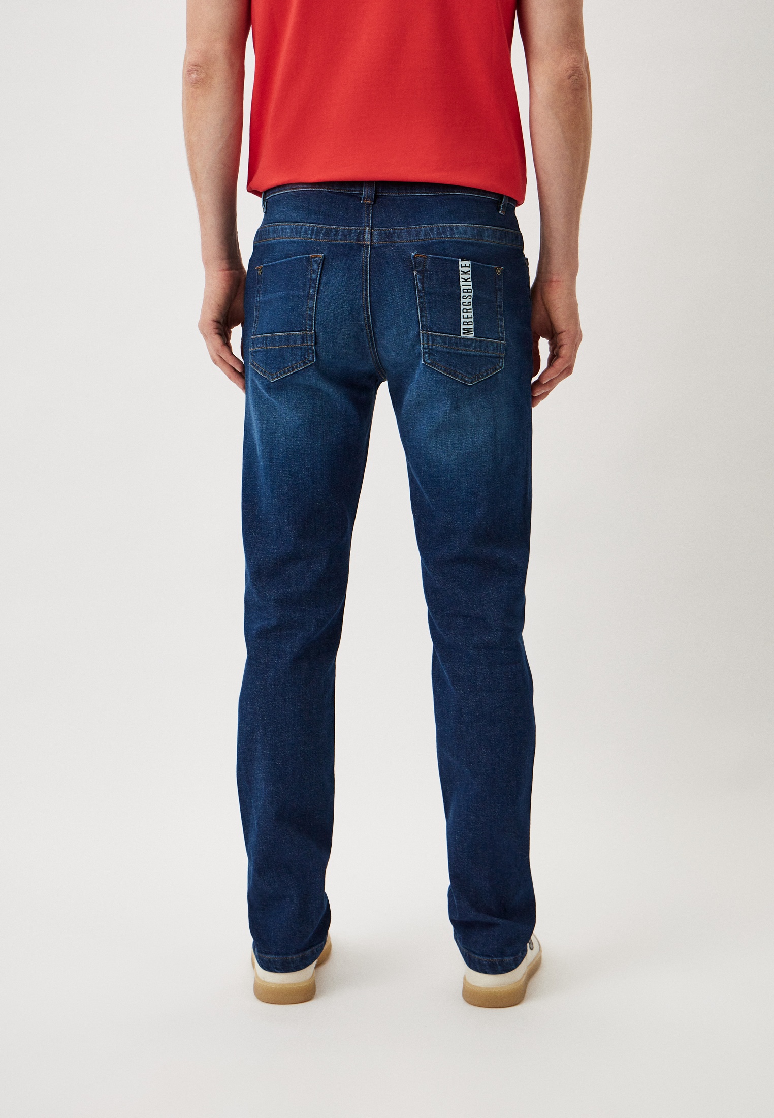 Мужские прямые джинсы Bikkembergs (Биккембергс) CQ10222S3976: изображение 7