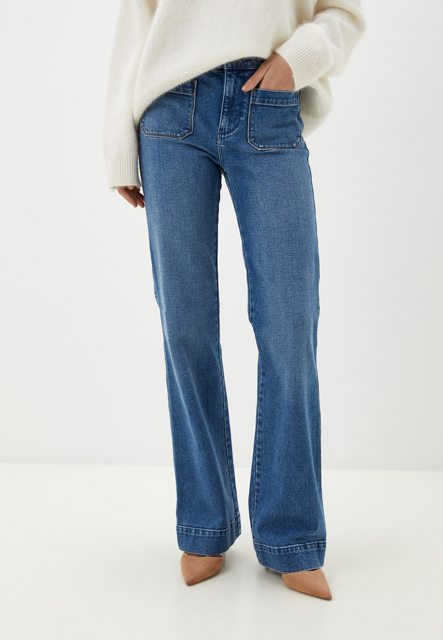 Широкие и расклешенные джинсы Wrangler (Вранглер) W23368Z23