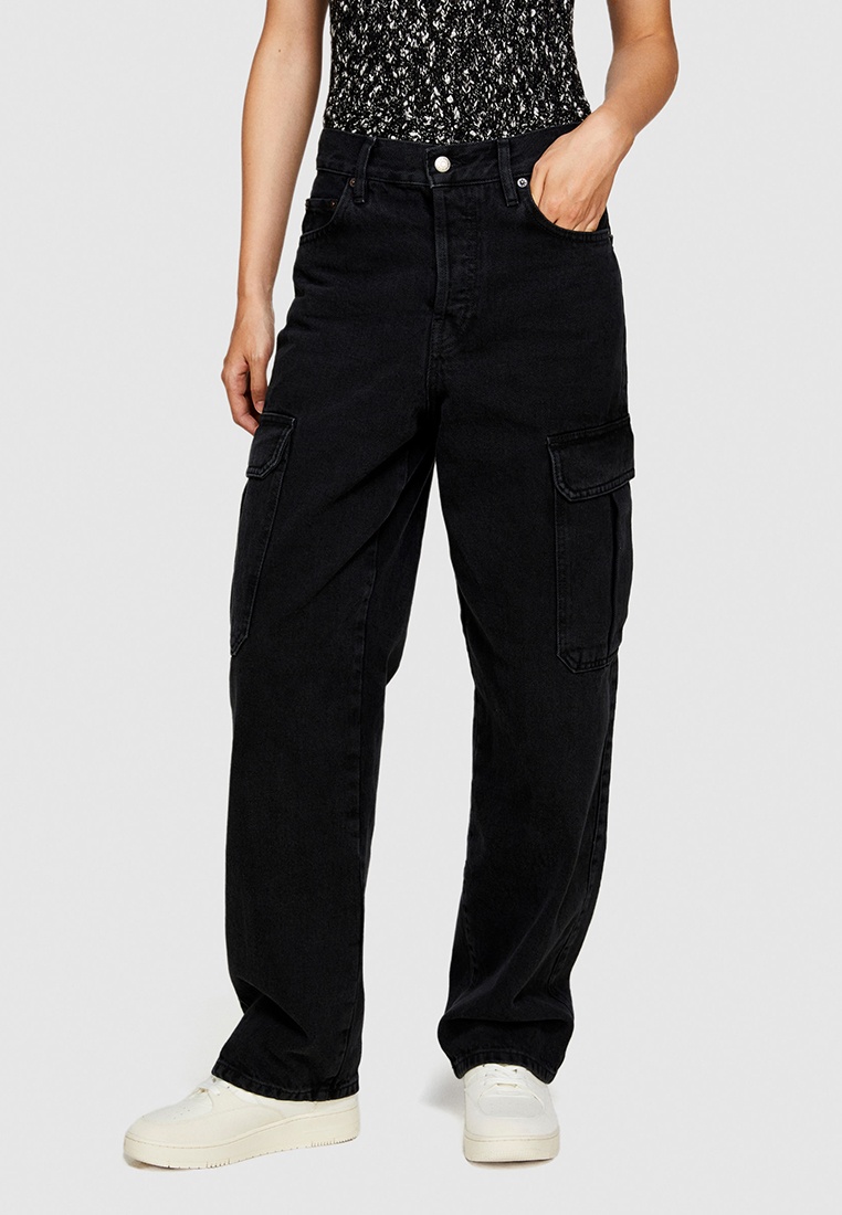 Широкие и расклешенные джинсы Sisley (Сислей) 4LENLE02V