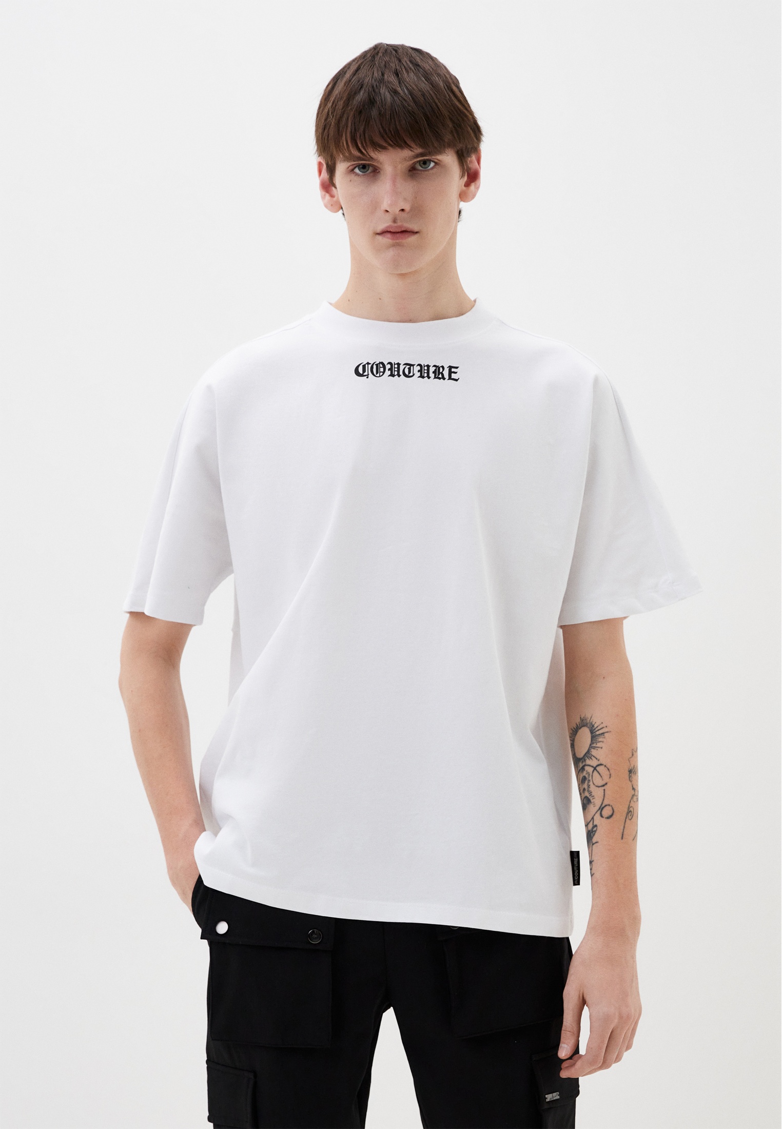 Футболка с коротким рукавом The Couture Club TCCM2141/WHITE