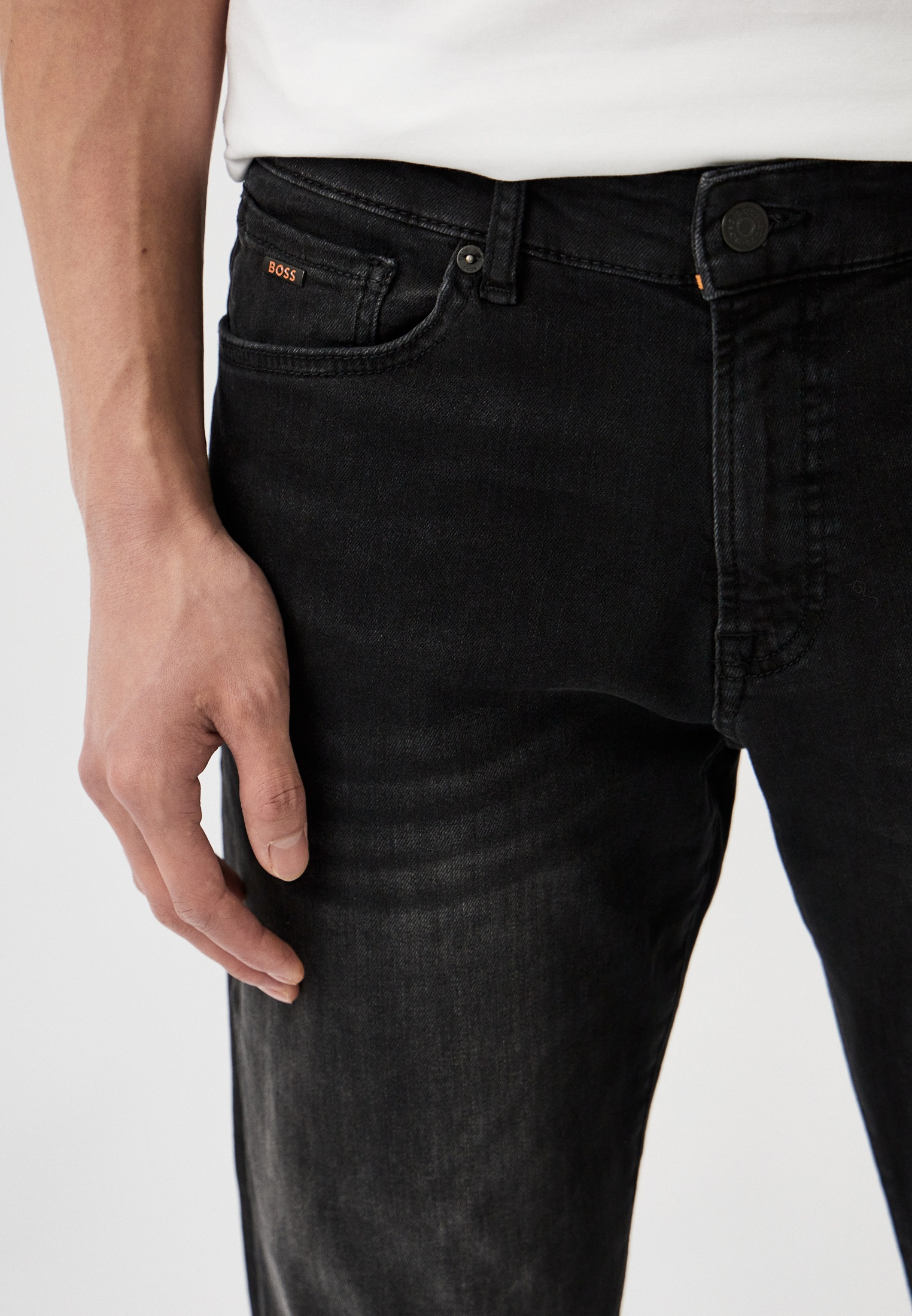 Мужские зауженные джинсы Boss (Босс) 50508521: изображение 4