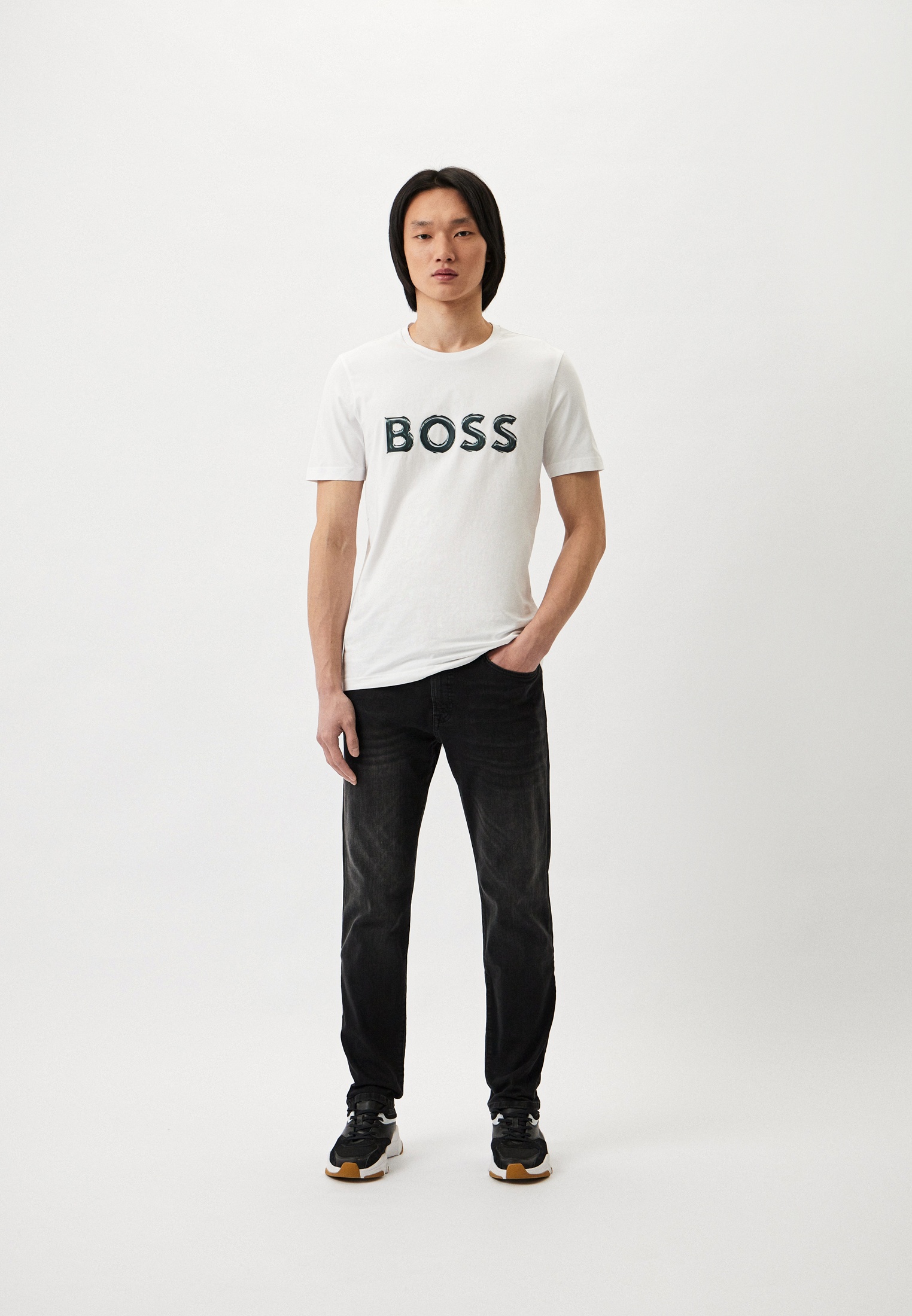 Мужская футболка Boss (Босс) 50506362: изображение 3
