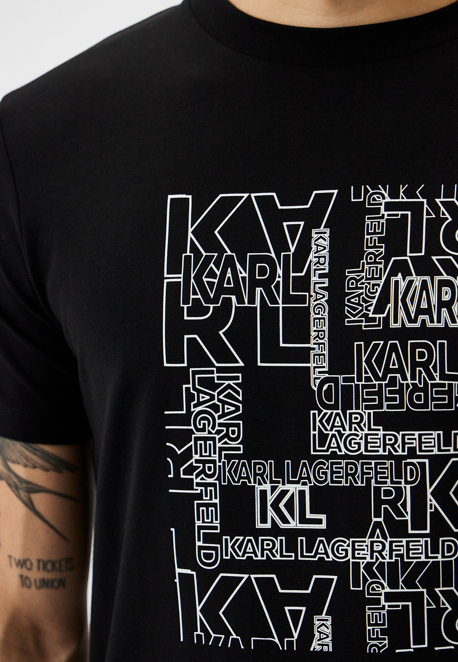 Мужская футболка Karl Lagerfeld (Карл Лагерфельд) 755061-541221: изображение 4