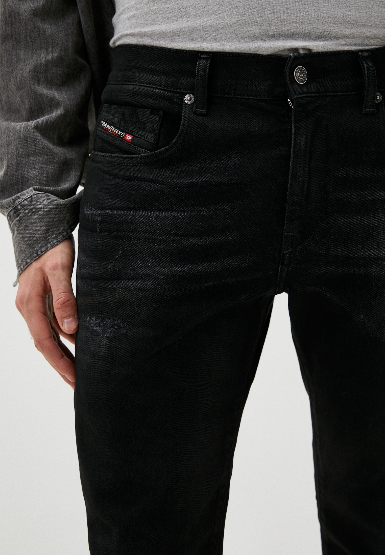 Мужские зауженные джинсы Diesel (Дизель) A0355809I19: изображение 4