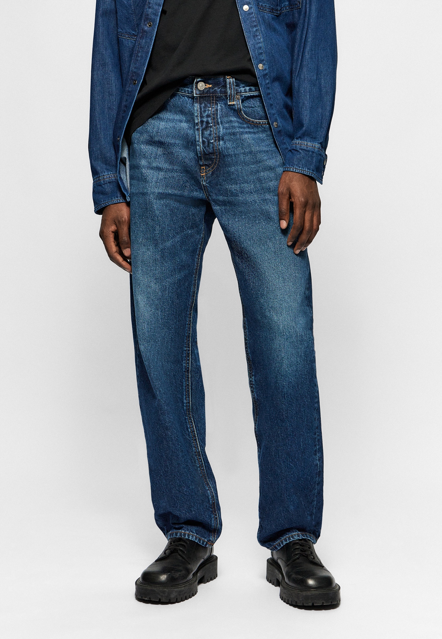 Мужские прямые джинсы Diesel (Дизель) A0356409I27: изображение 5
