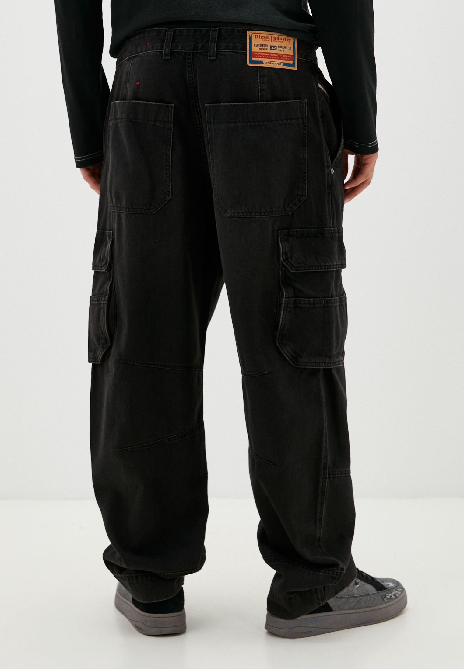 Мужские прямые джинсы Diesel (Дизель) A128330KIAG: изображение 3