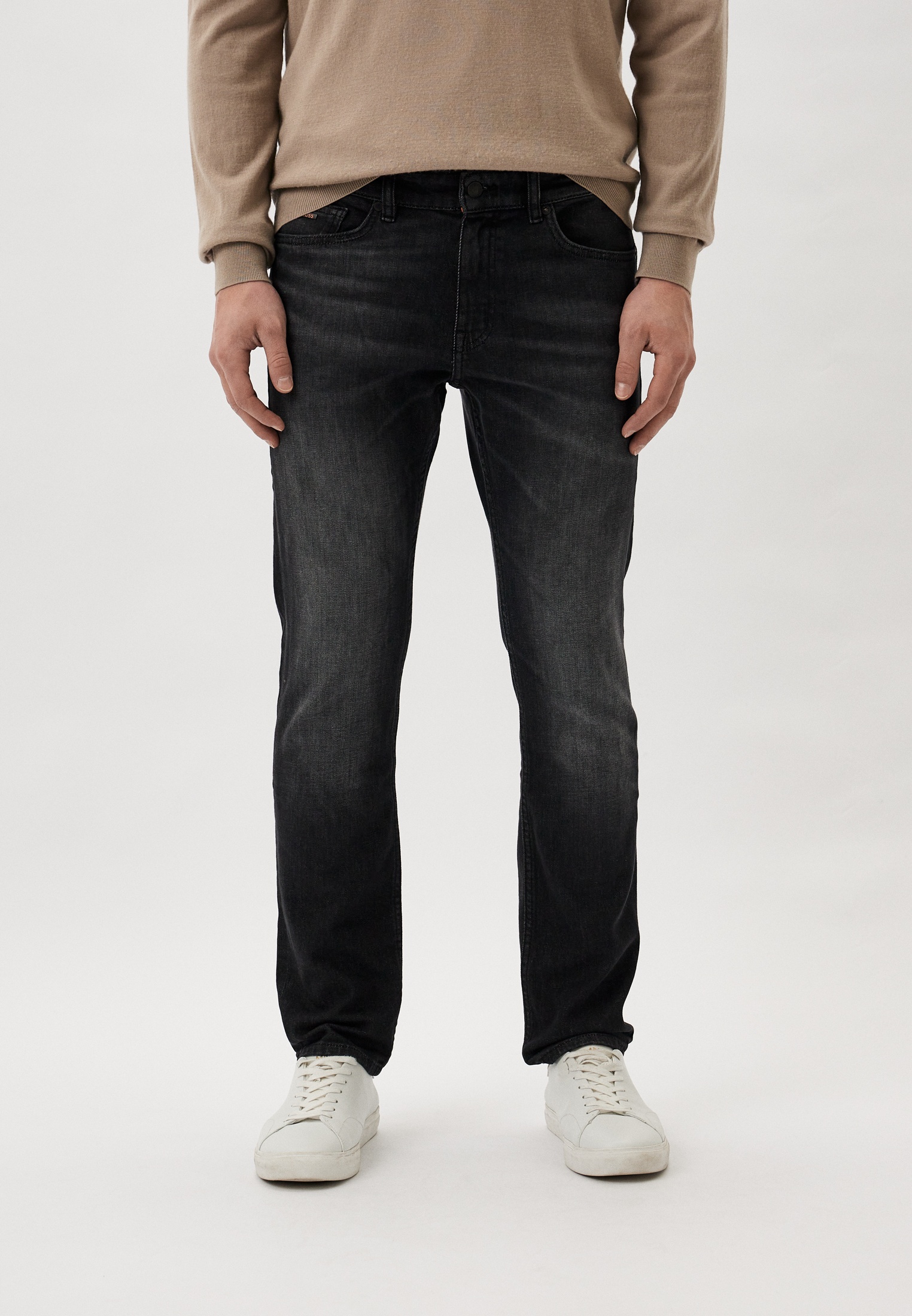 Мужские прямые джинсы Boss (Босс) 50506699: изображение 1