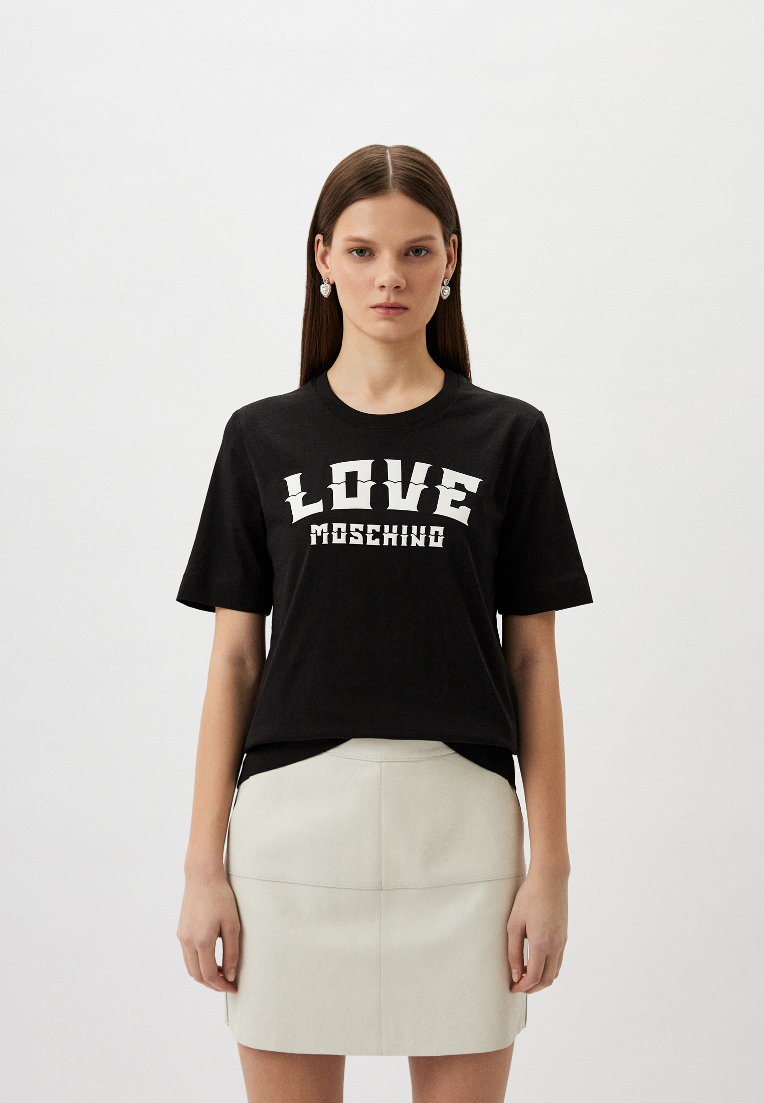 Футболка с коротким рукавом Love Moschino (Лав Москино) W 4 F15 4K M 3876