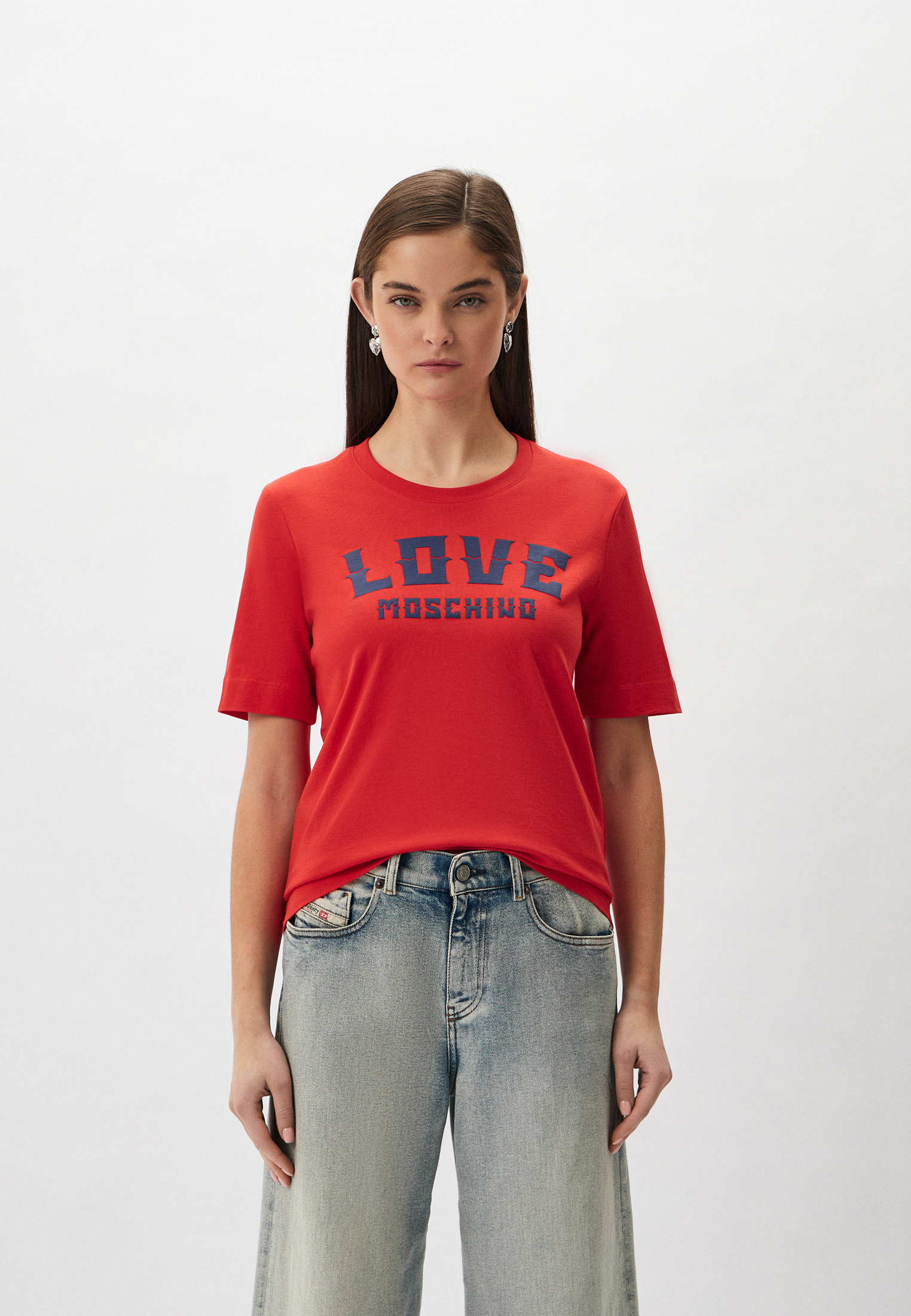 Футболка с коротким рукавом Love Moschino (Лав Москино) W 4 F15 4K M 3876