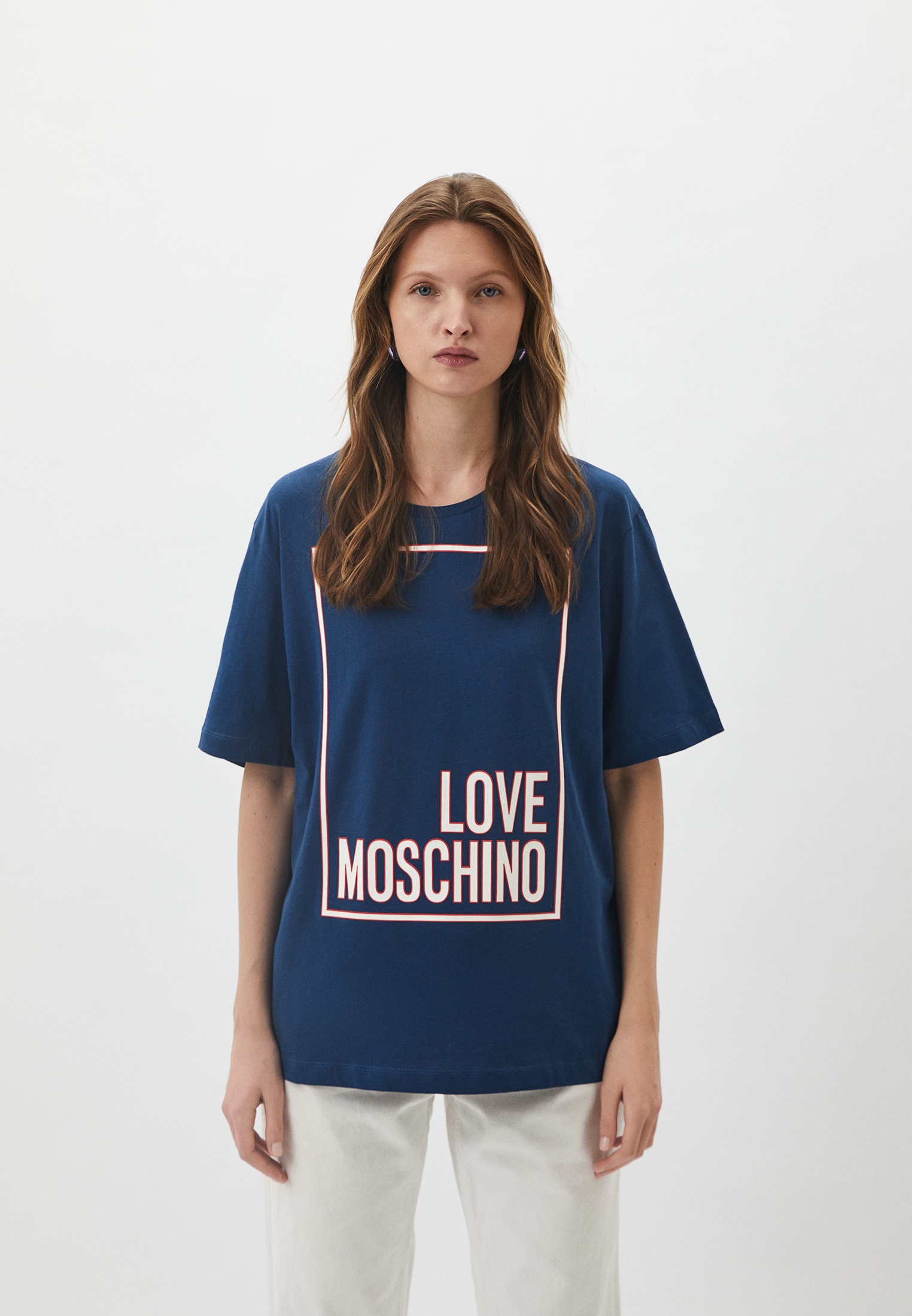 Футболка с коротким рукавом Love Moschino (Лав Москино) W 4 F87 52 M 4405