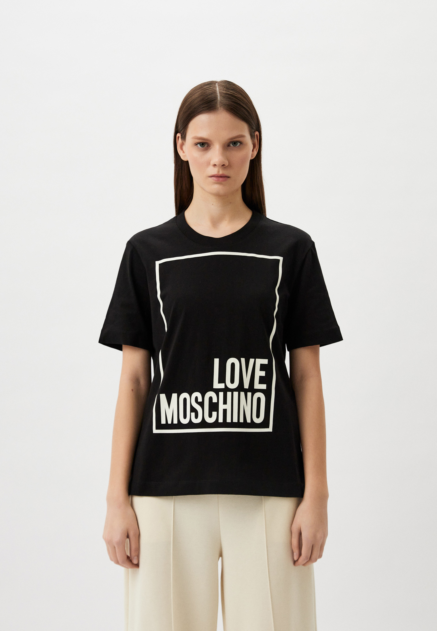 Футболка с коротким рукавом Love Moschino (Лав Москино) W 4 H06 35 M 3876