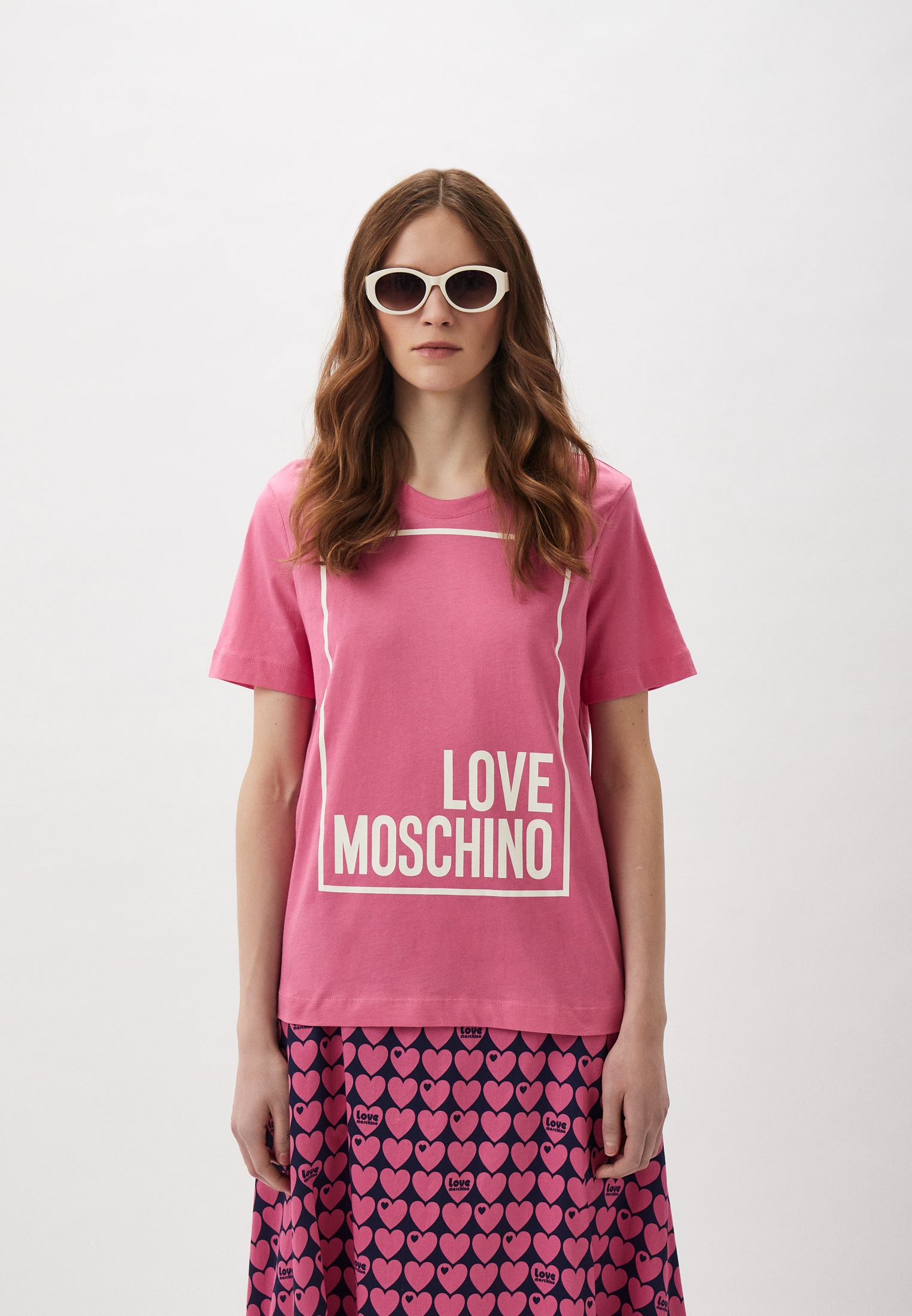 Футболка с коротким рукавом Love Moschino (Лав Москино) W 4 H06 35 M 3876