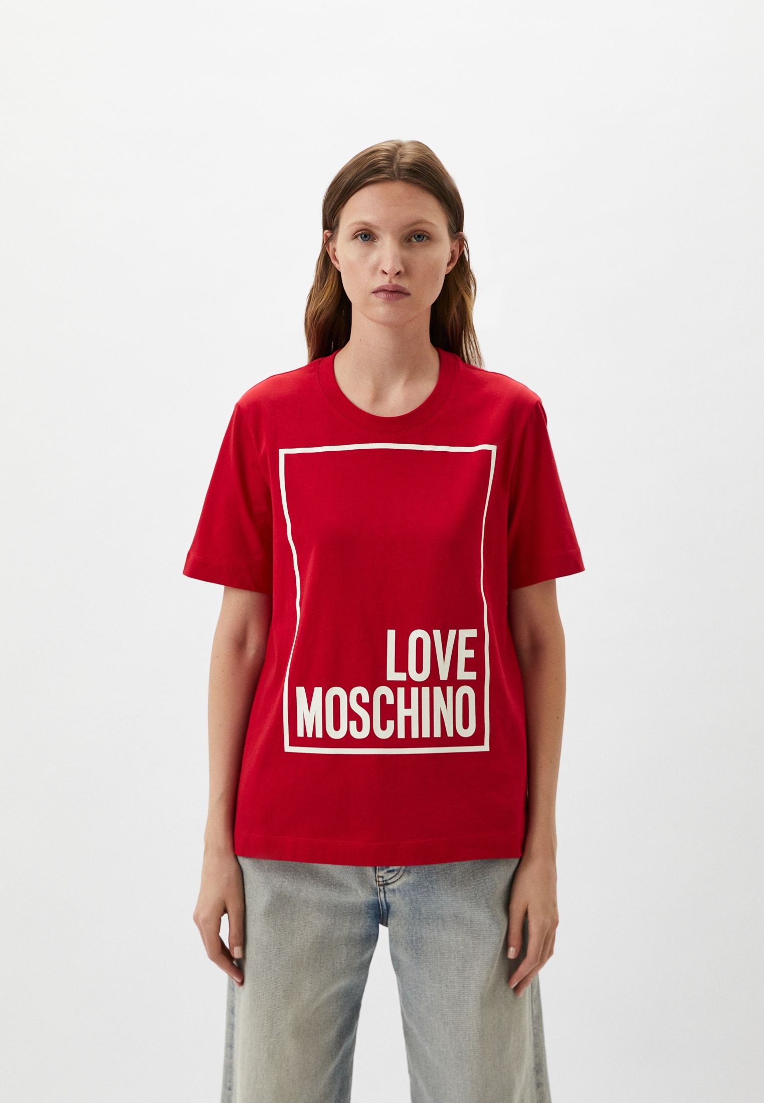 Футболка с коротким рукавом Love Moschino (Лав Москино) W 4 H06 35 M 3876