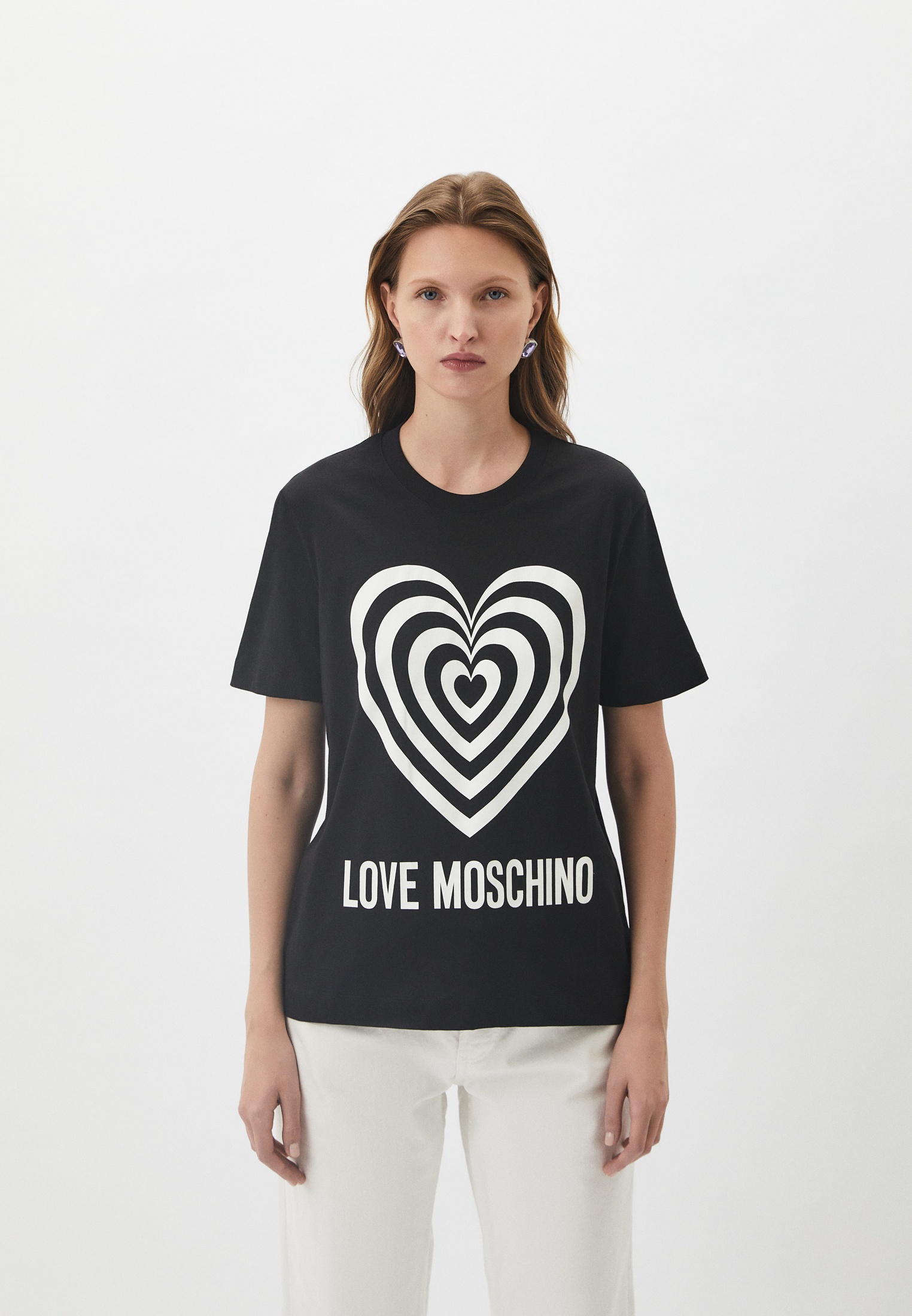 Футболка с коротким рукавом Love Moschino (Лав Москино) W 4 H06 37 M 3876