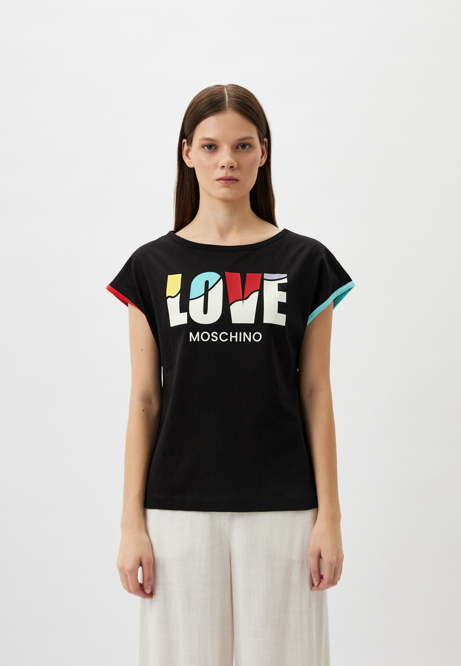 Футболка с коротким рукавом Love Moschino (Лав Москино) W 4 H92 01 M 3876