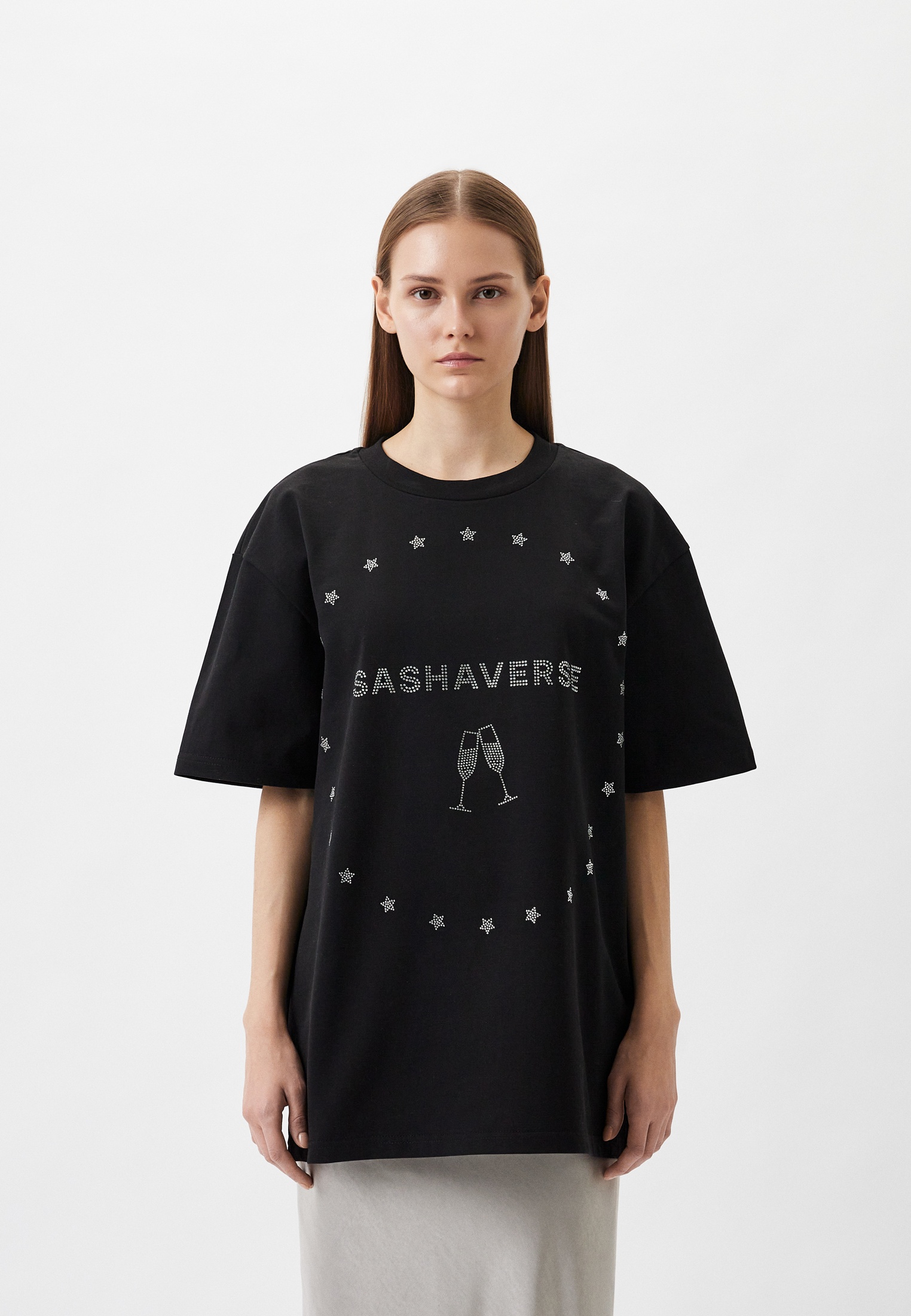 Футболка с коротким рукавом Sashaverse TSHIRT001/NY/CO/900/NY24