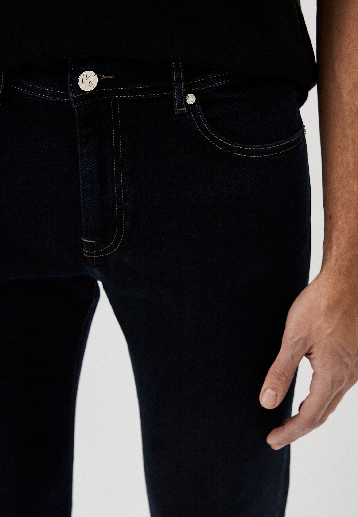 Мужские зауженные джинсы Karl Lagerfeld (Карл Лагерфельд) 265840-500830: изображение 16
