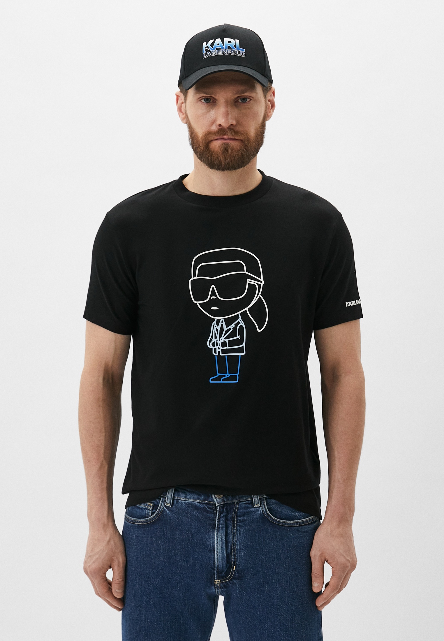 Мужская футболка Karl Lagerfeld (Карл Лагерфельд) 755401-541221: изображение 1