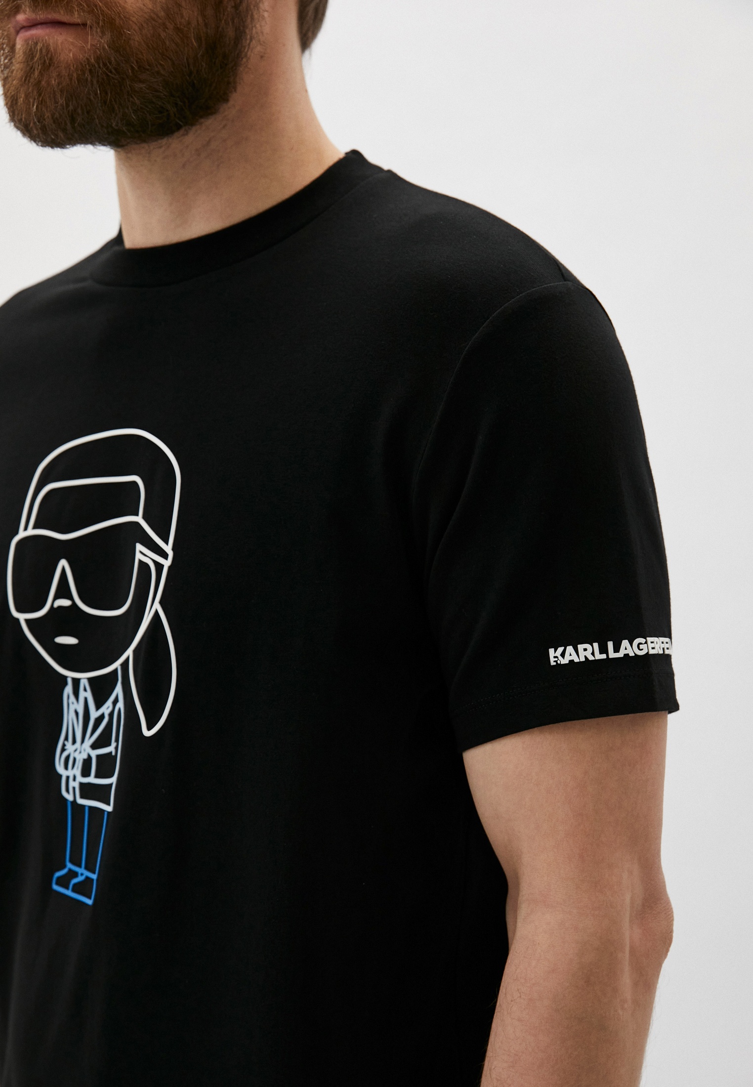 Мужская футболка Karl Lagerfeld (Карл Лагерфельд) 755401-541221: изображение 4