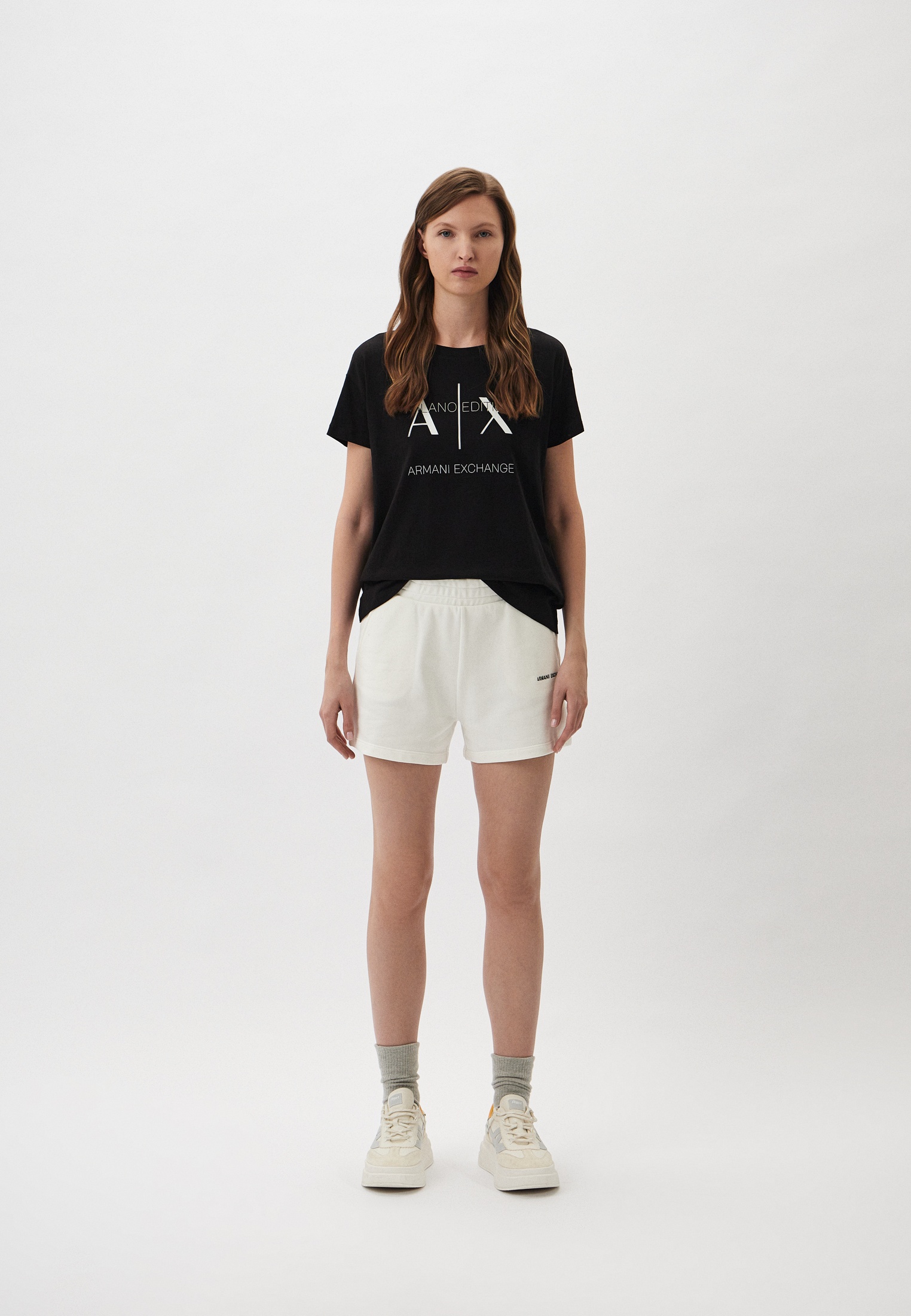 Футболка с коротким рукавом женский Armani Exchange 3DYT36 YJ3RZ купить ...