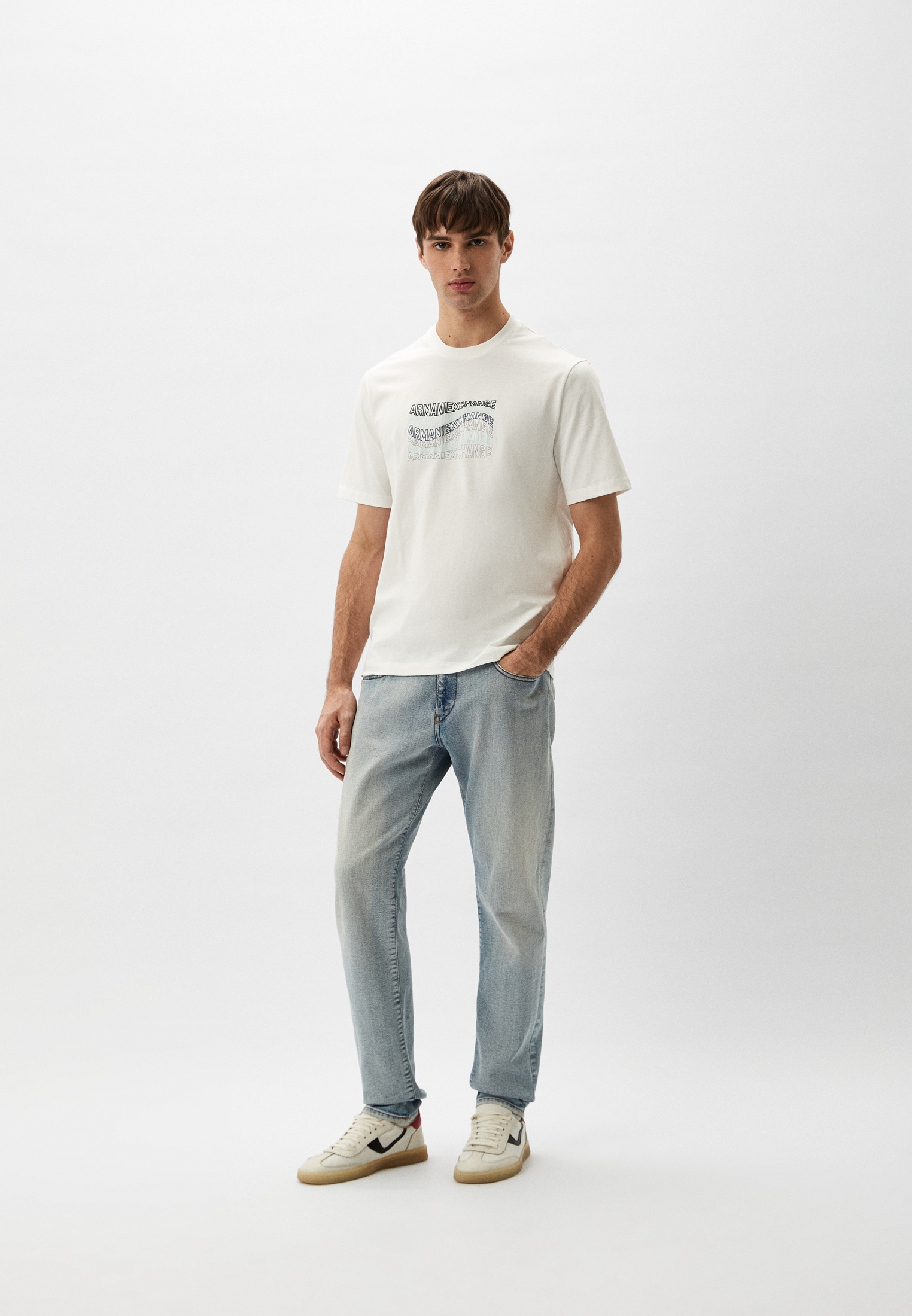 Футболка мужская Armani Exchange 3DZTLE ZJ9JZ купить за 7650 руб.
