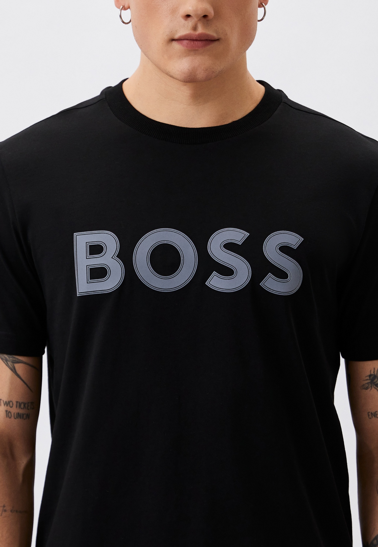 Мужская футболка Boss (Босс) 50506344: изображение 4