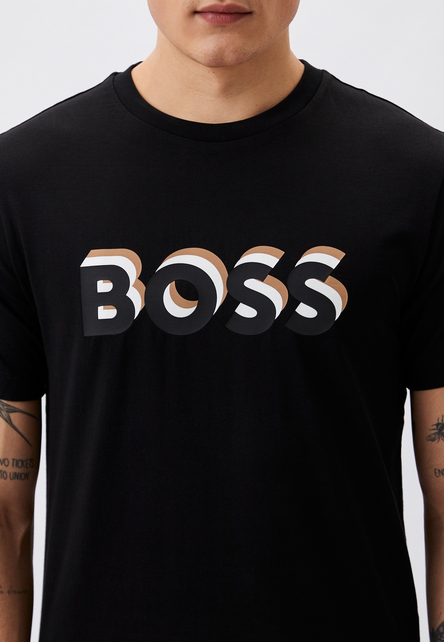 Мужская футболка Boss (Босс) 50506923: изображение 4