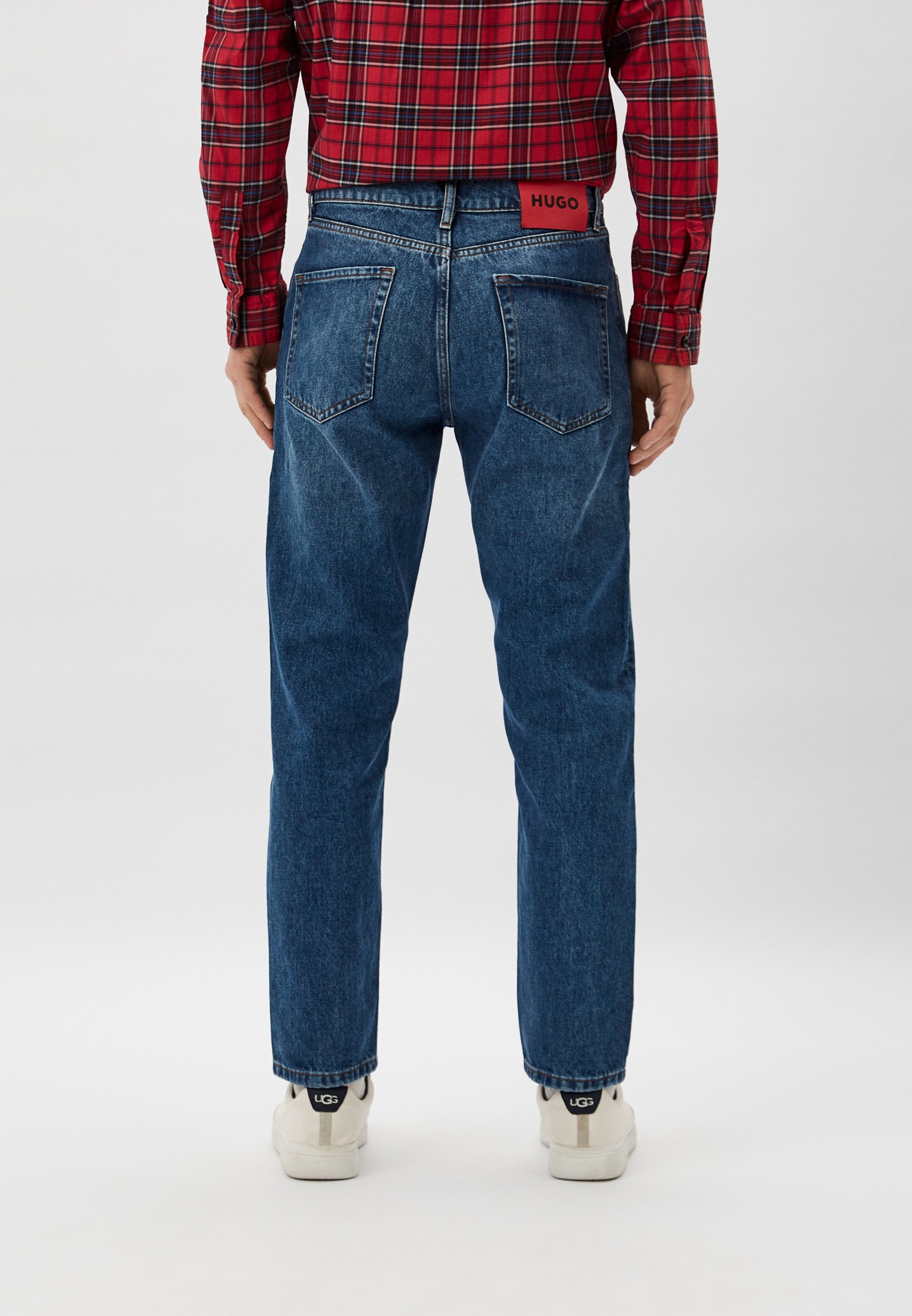 Мужские прямые джинсы Hugo (Хуго) 50507477: изображение 3