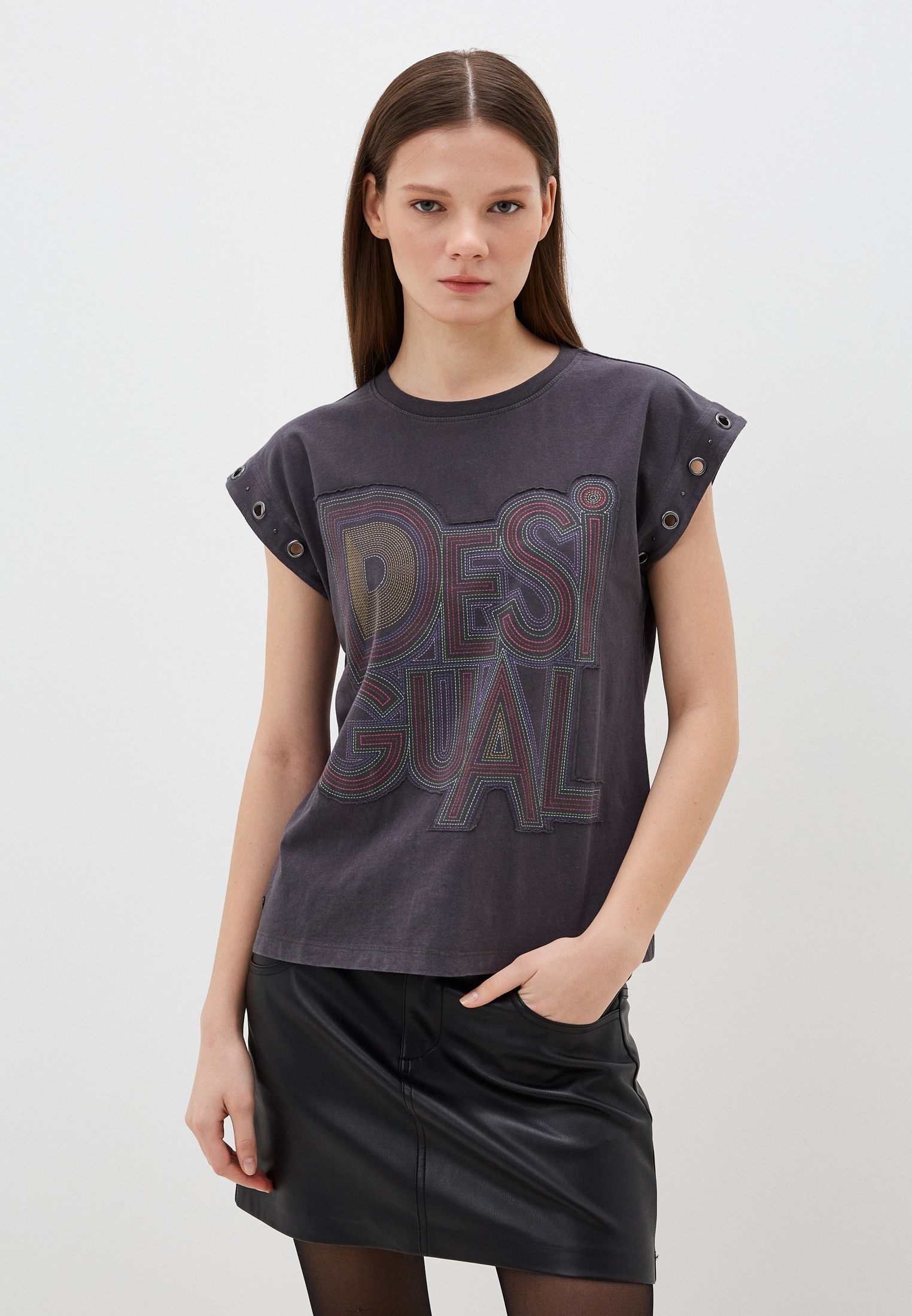 Футболка с коротким рукавом Desigual (Дезигуаль) 24SWTK55