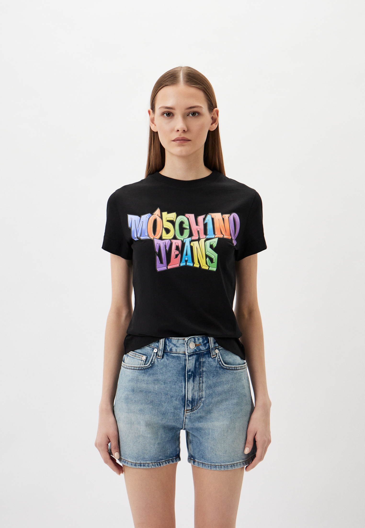 Футболка с коротким рукавом MO5CH1NO Jeans A0708